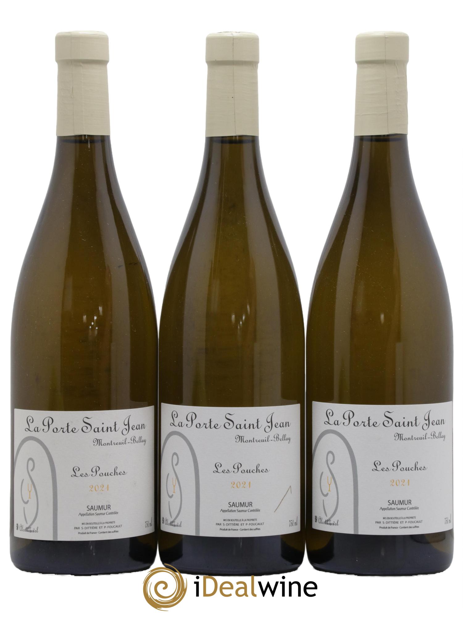 Saumur Les Pouches La Porte Saint Jean 2021 - Lot de 3 bouteilles - 0