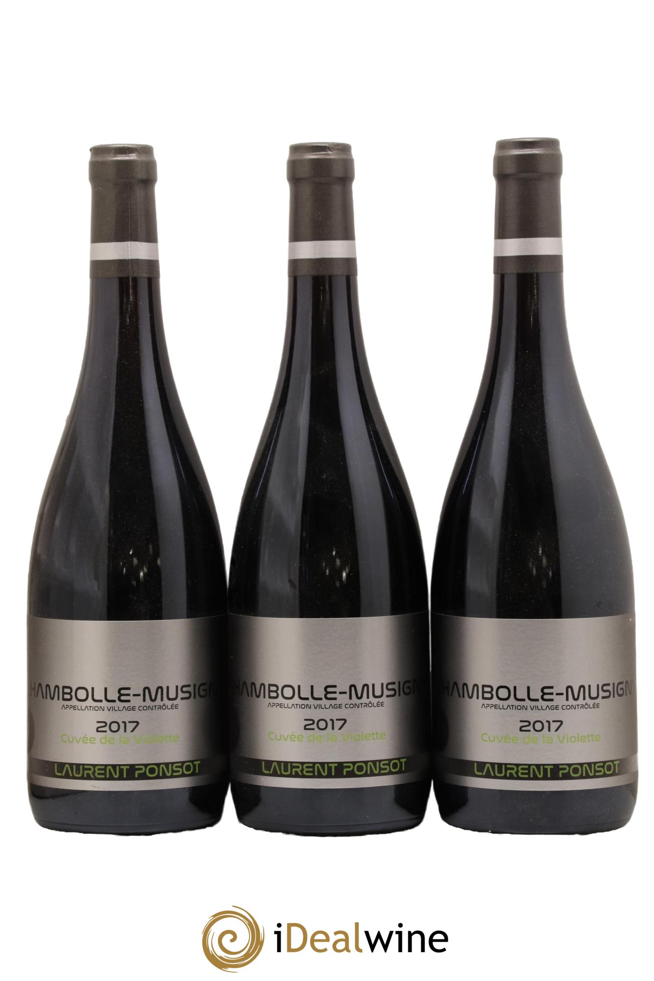 Chambolle-Musigny Cuvee de la Violette Laurent Ponsot 2017 - Lot de 3 bouteilles - 0