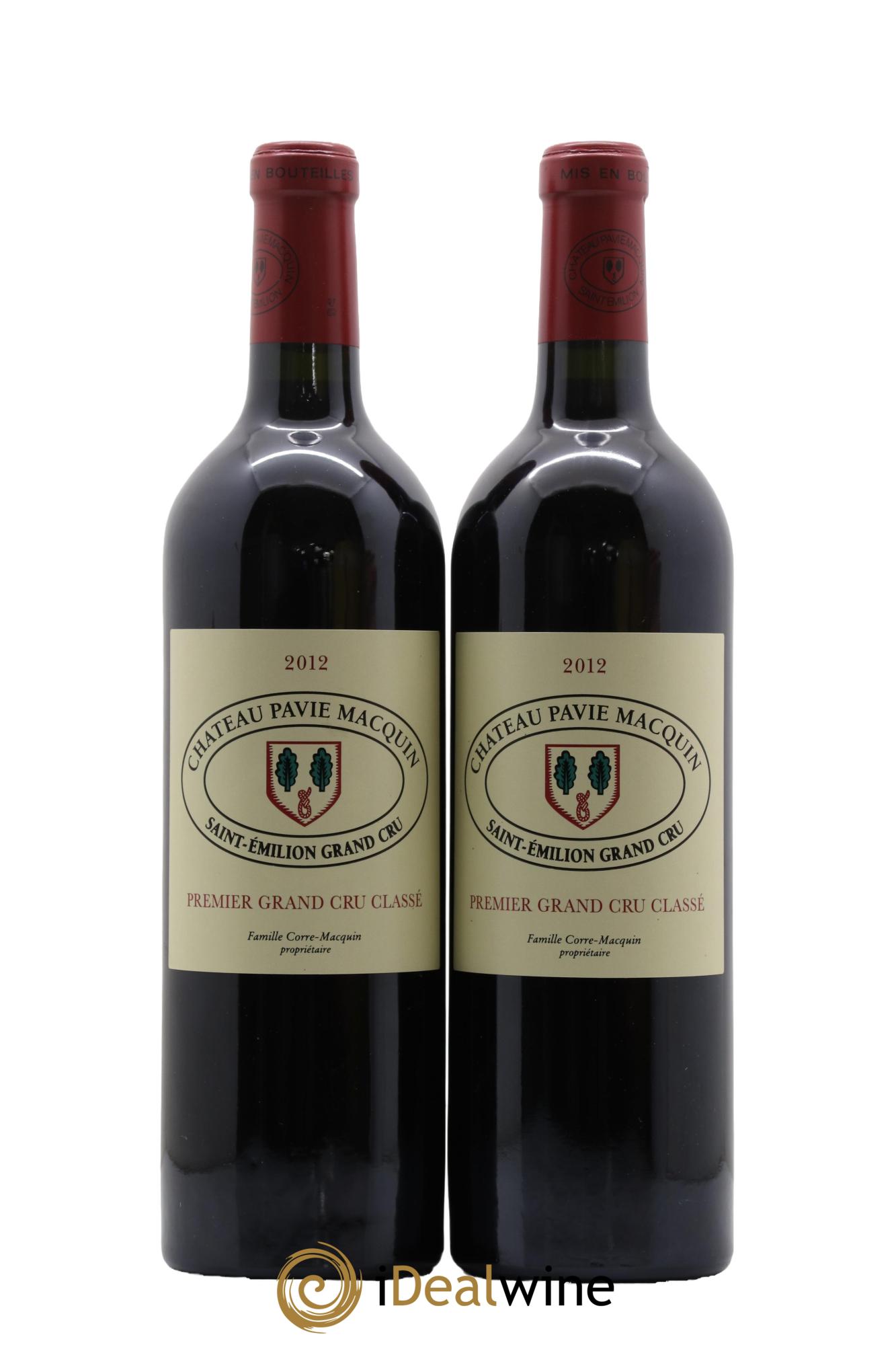 Château Pavie Macquin 1er Grand Cru Classé B 2012 - Lot de 2 bouteilles - 0