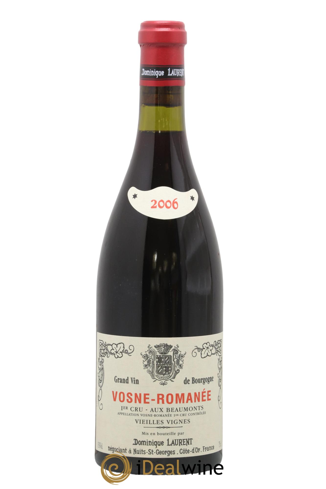 Vosne-Romanée 1er Cru Aux Beaumonts Vieilles Vignes Dominique Laurent 2006 - Lot de 1 bouteille - 0