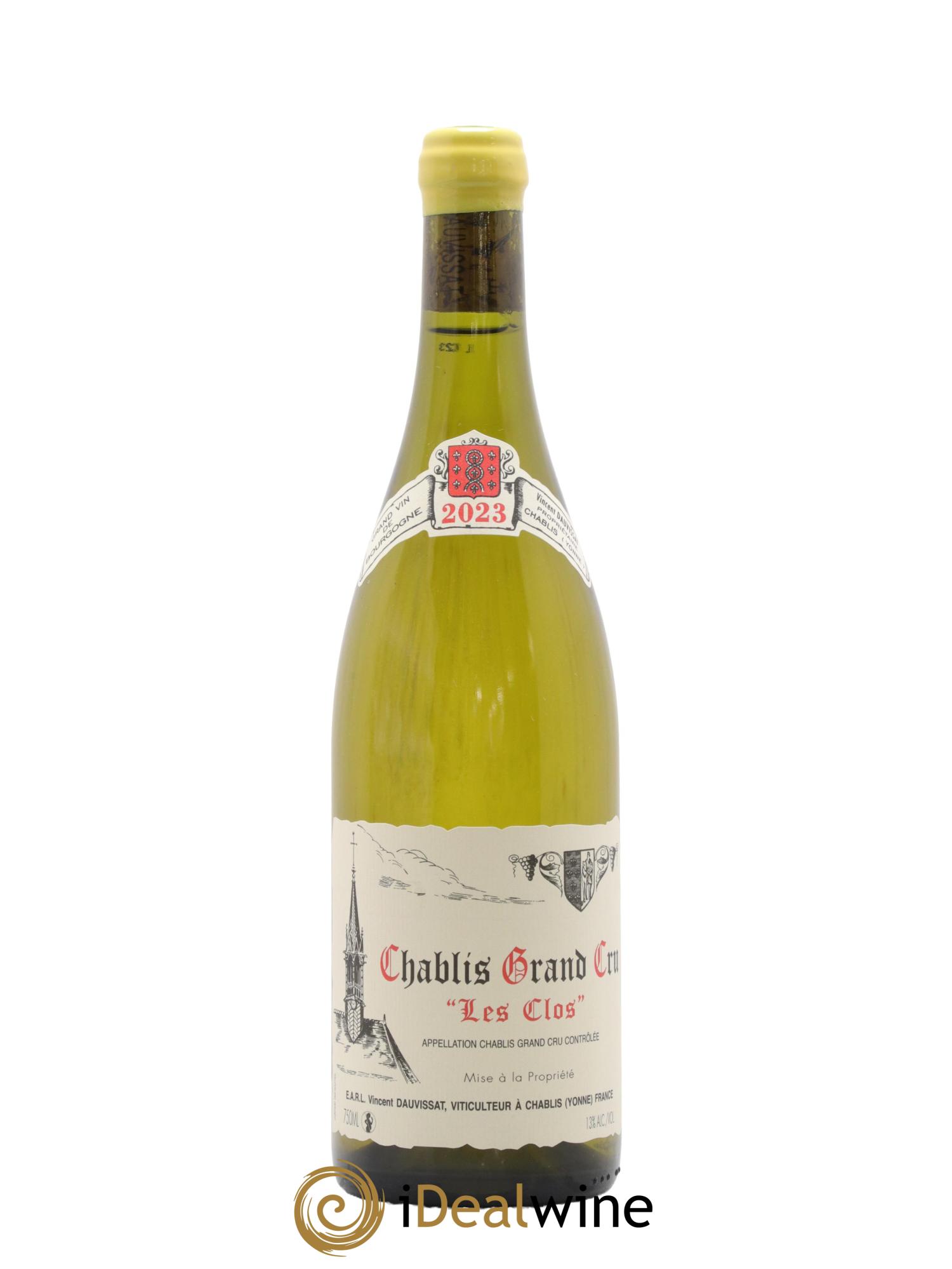 Chablis Grand Cru Les Clos Vincent Dauvissat (Domaine) 2023 - Lotto di 1 bottiglia - 0