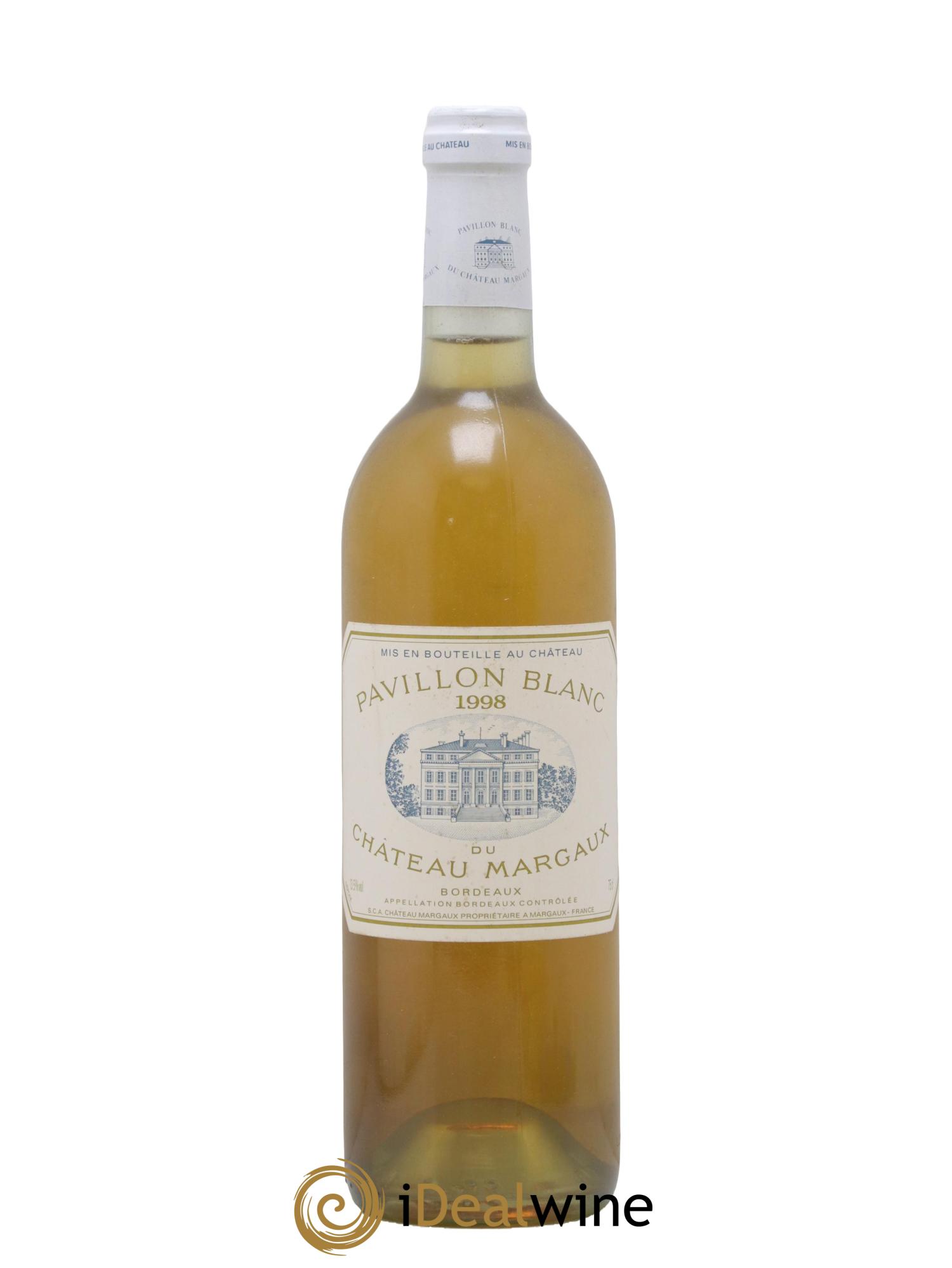 Pavillon Blanc du Château Margaux 1998 - Lot de 1 bouteille - 0