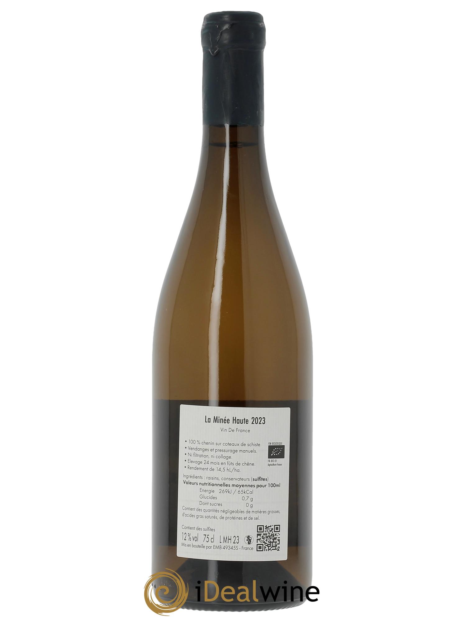 Vin de France Minée Haute Château de Bonnezeaux  2023 - Posten von 1 Flasche - 1