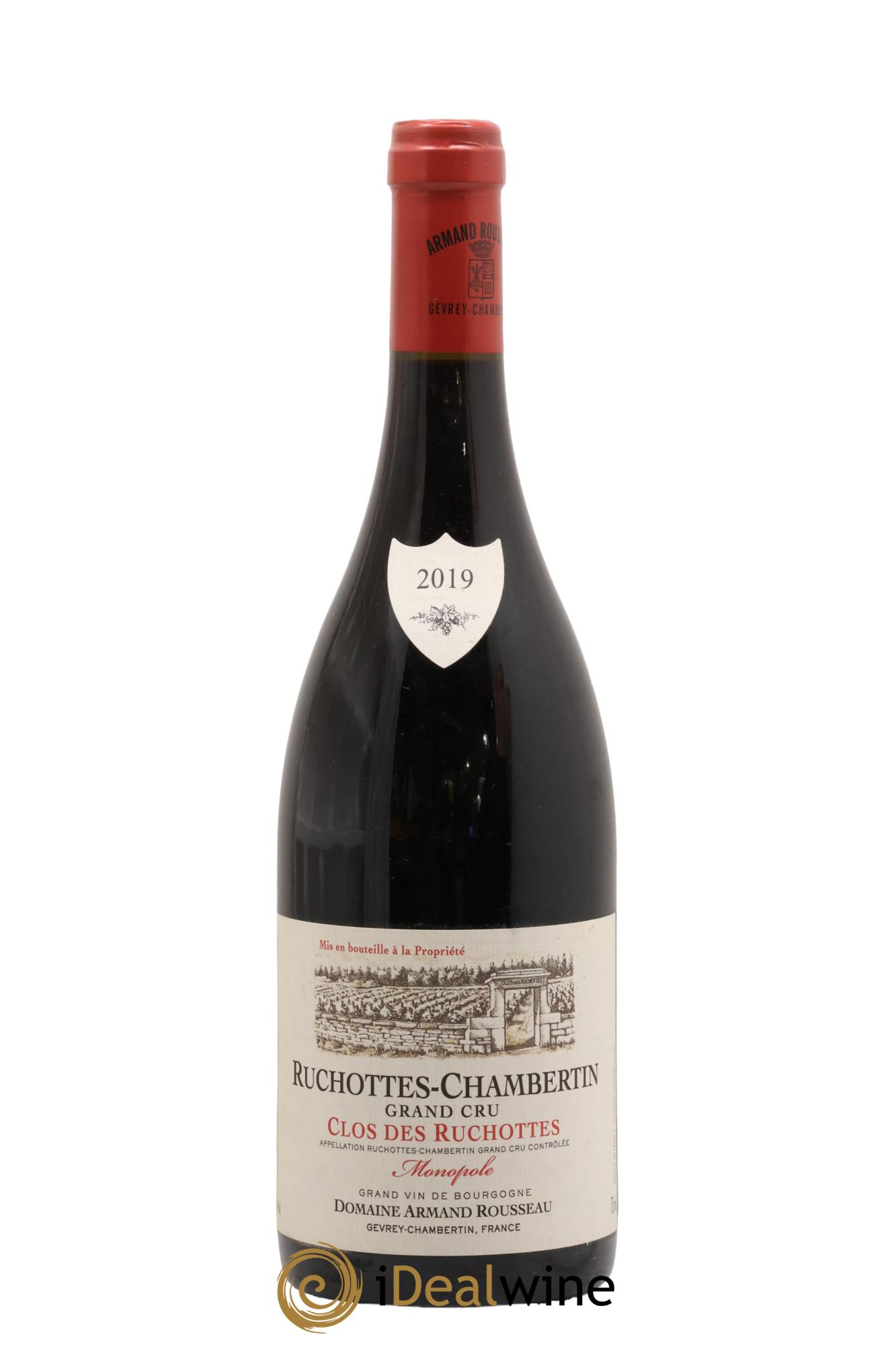Ruchottes-Chambertin Grand Cru Clos des Ruchottes Armand Rousseau (Domaine) 2019 - Lot de 1 bouteille - 0