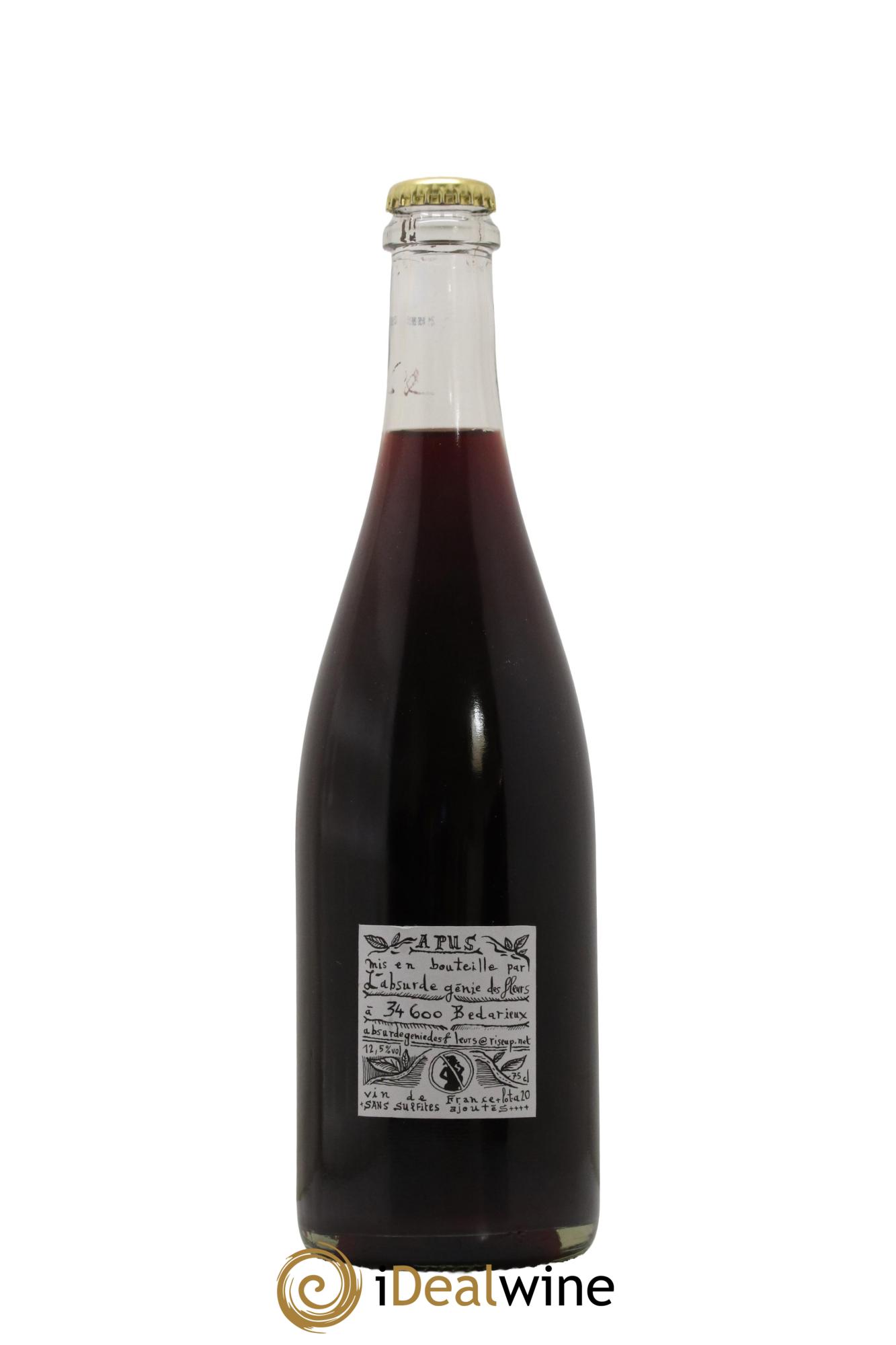 Vin de France Apus L'Absurde Génie des Fleurs 2020 - Lot de 1 bouteille - 1