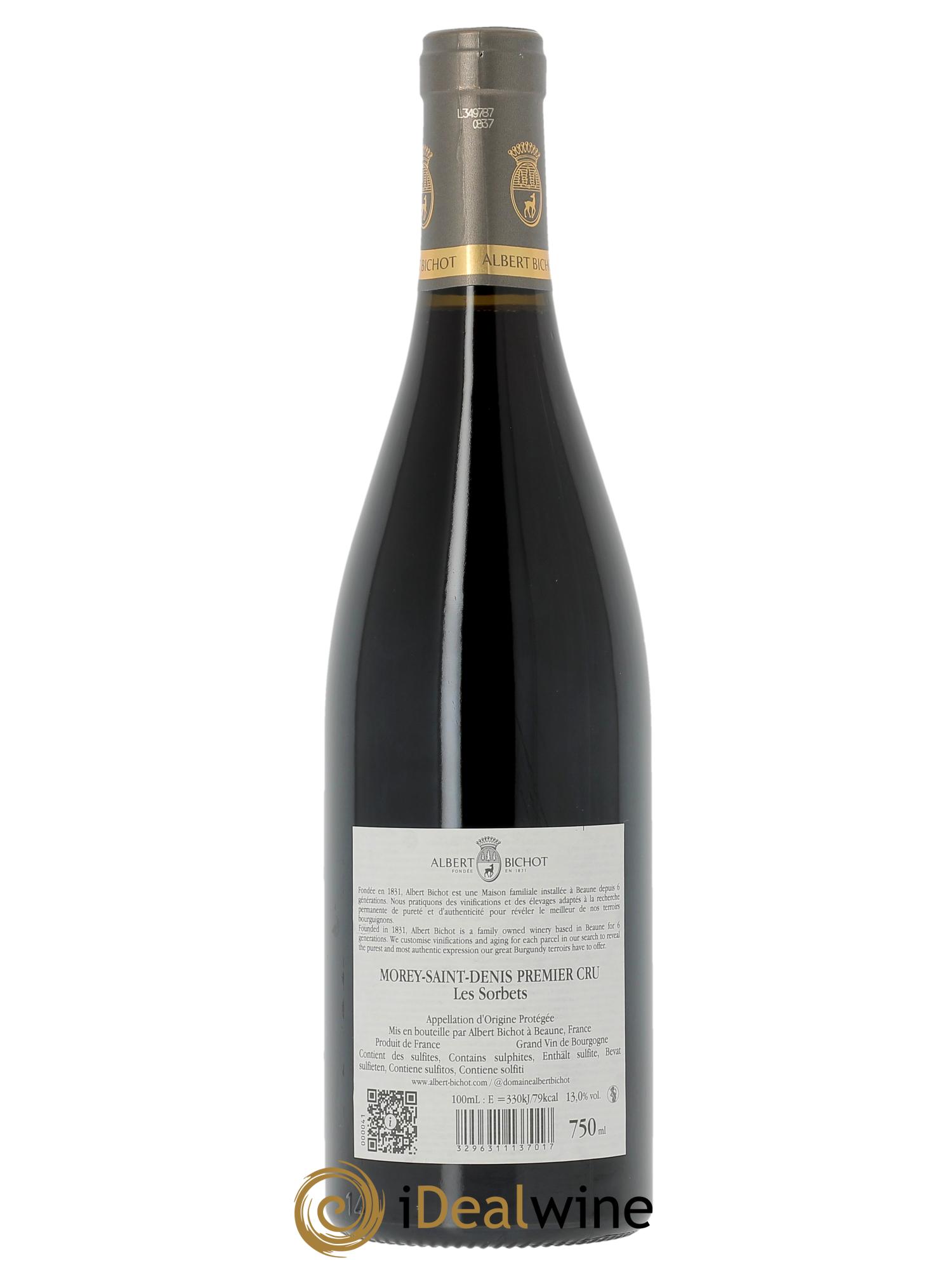 Morey Saint-Denis 1er Cru Les Sorbets Albert Bichot 2013 - Lotto di 1 bottiglia - 1