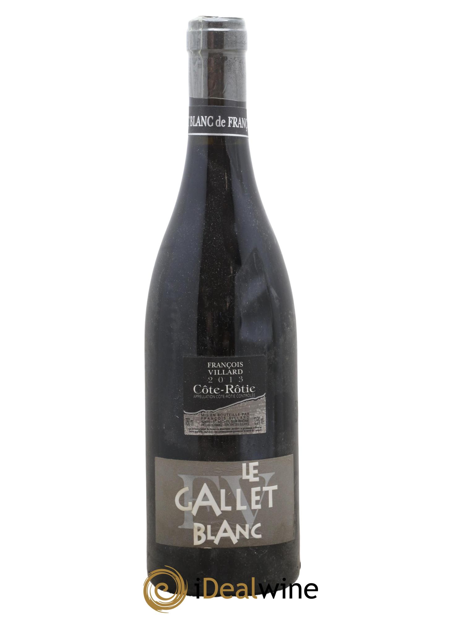 Côte-Rôtie Le Gallet Blanc François Villard 2013 - Lot de 1 bouteille - 0