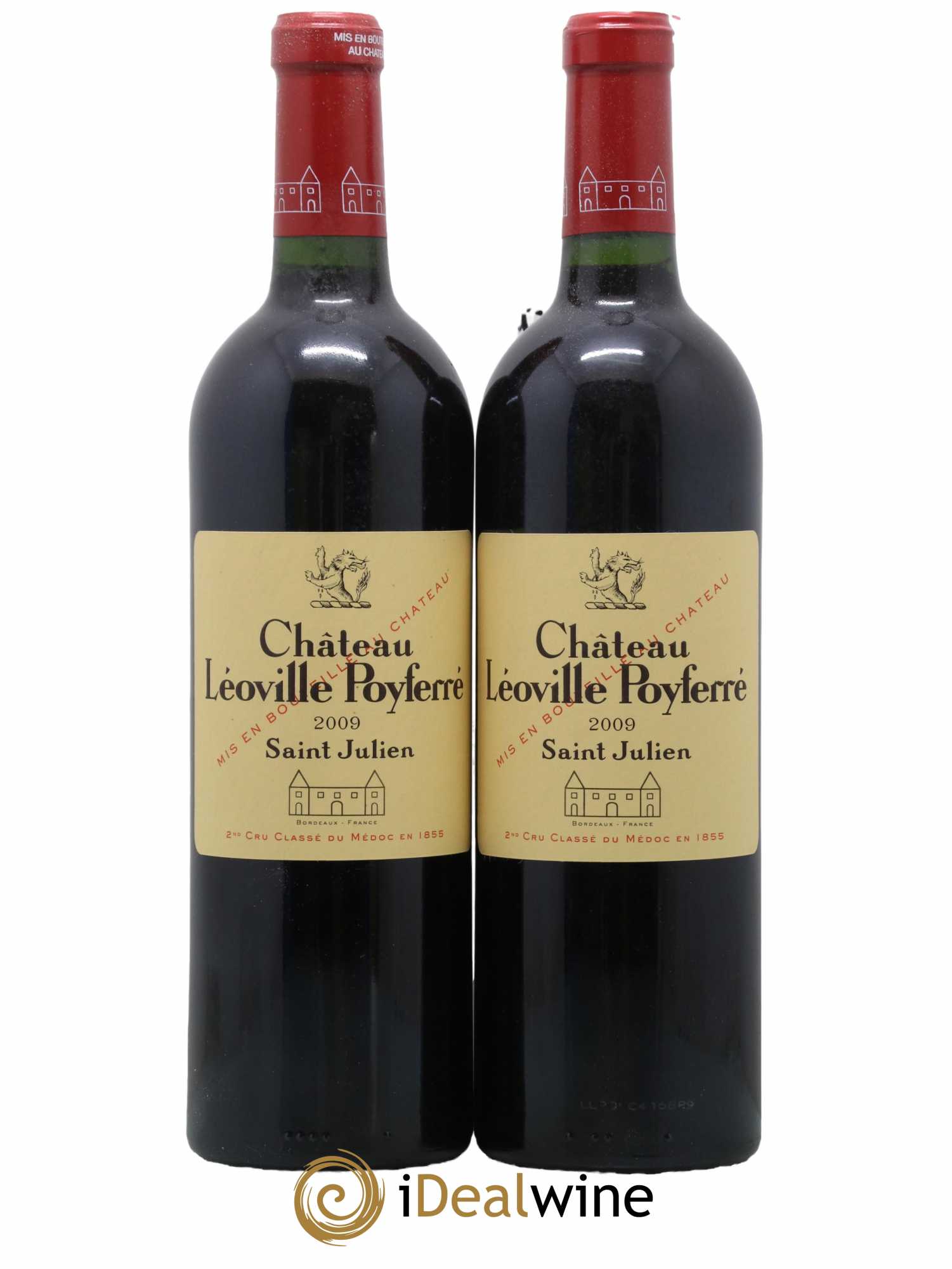 Château Léoville Poyferré 2ème Grand Cru Classé 2009 - Lot of 2 bottles - 0