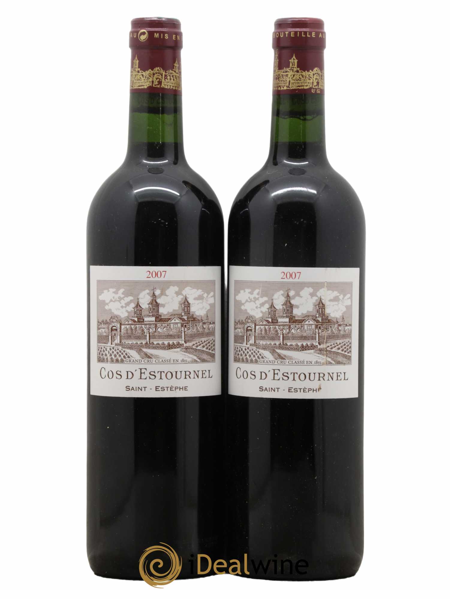 Cos d'Estournel 2ème Grand Cru Classé 2007 - Lot of 2 bottles - 0