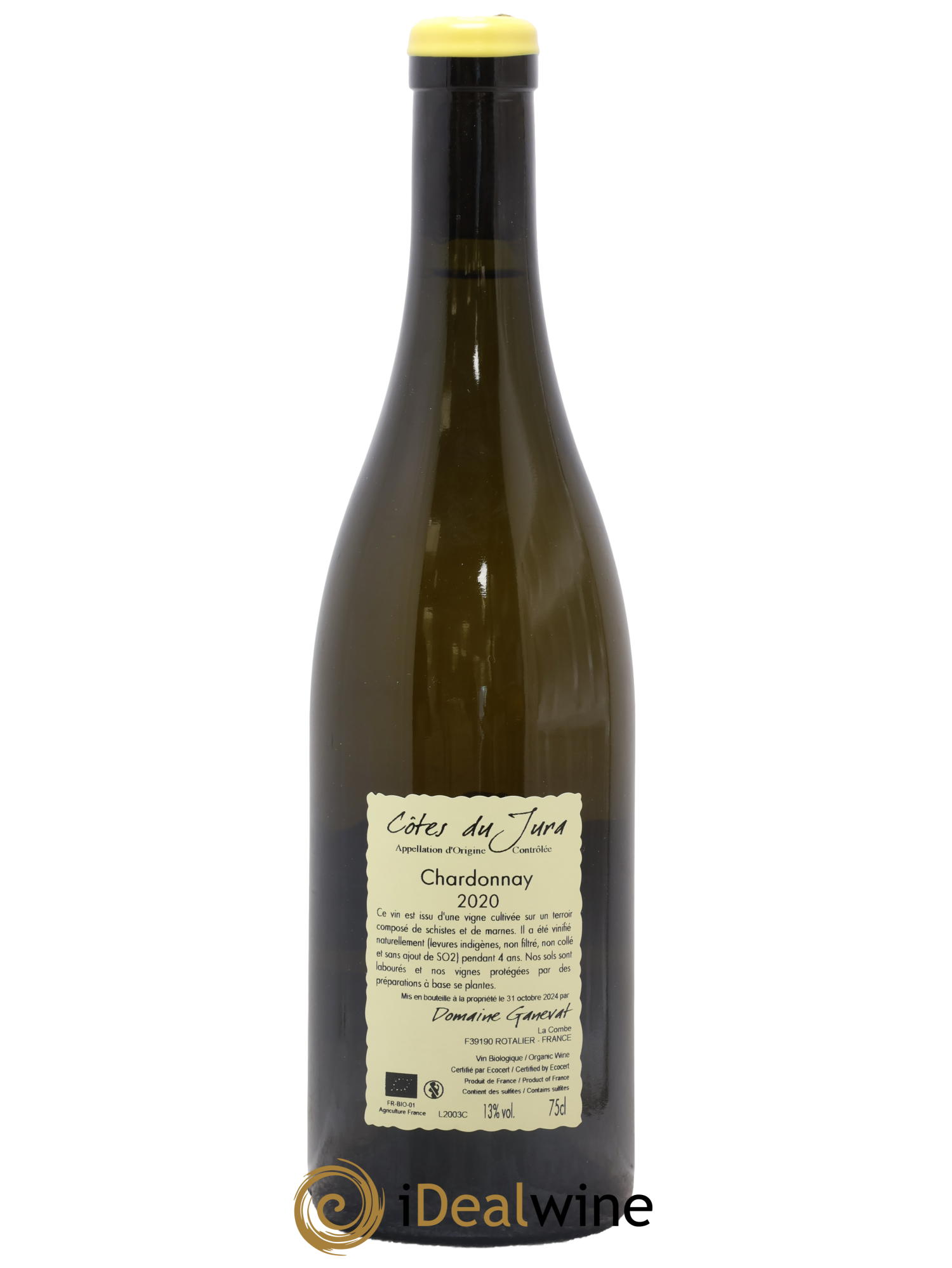 Côtes du Jura Chardonnay En Billat Jean-François Ganevat (Domaine) 2020 - Lot of 1 bottle - 1