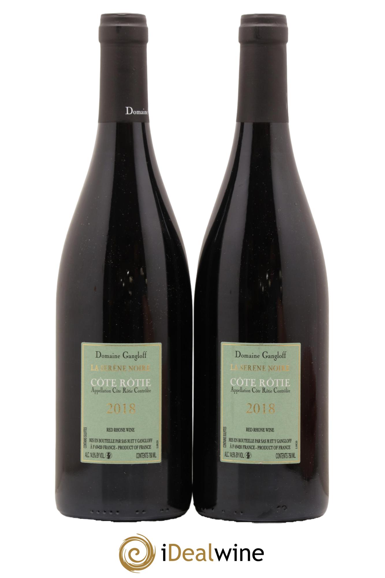 Côte-Rôtie La Sereine Noire Gangloff (Domaine) 2018 - Lot de 2 bouteilles - 1