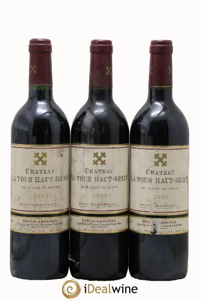 Château la Tour Haut-Brion Cru Classé de Graves 2000 - Lot of 3 bottles - 0