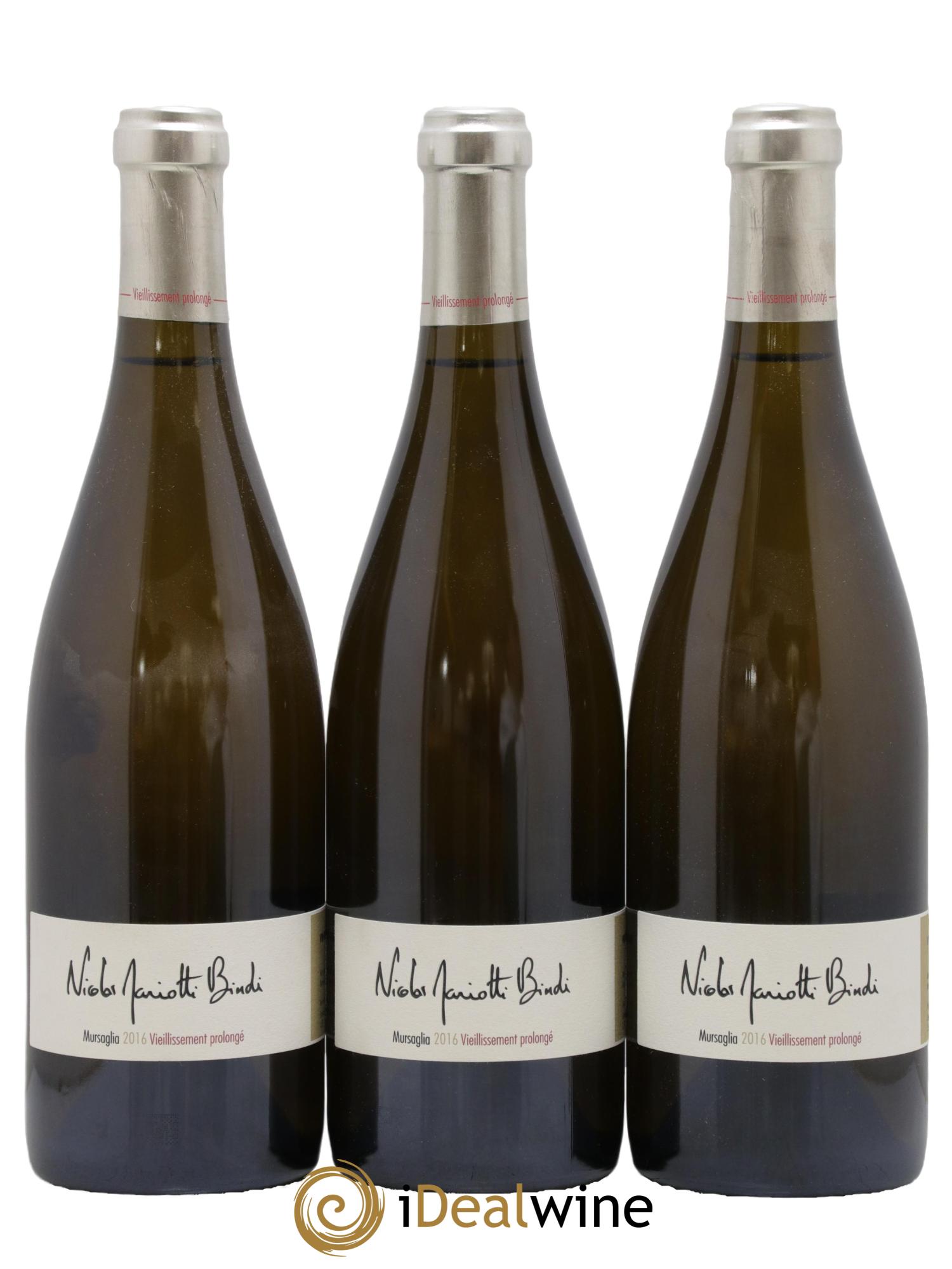 Vin de France Mursaglia Nicolas Mariotti Bindi Vieillissement Prolongé 2016 - Posten von 3 Flaschen - 0