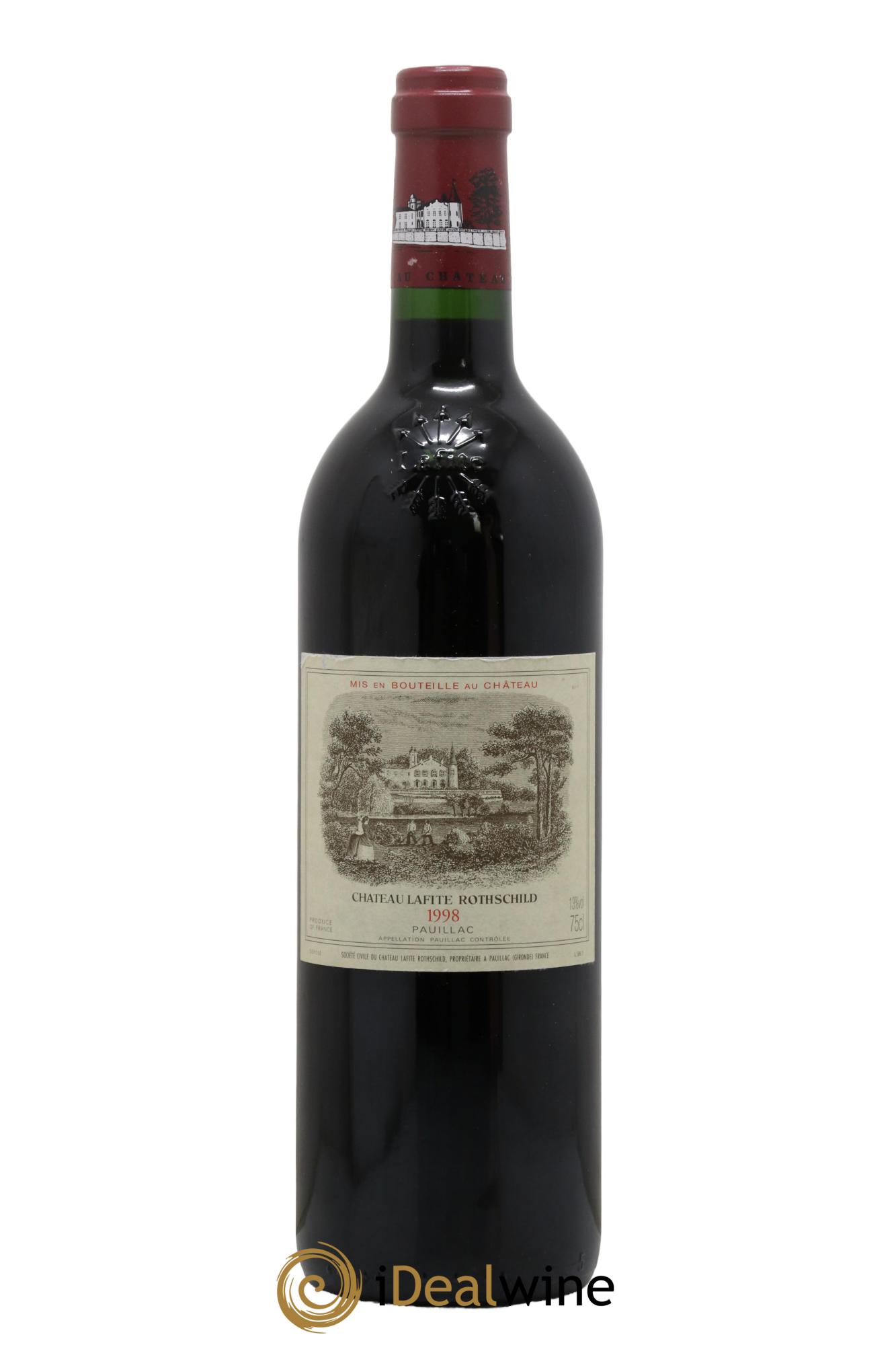 Château Lafite Rothschild 1er Grand Cru Classé 1998 - Lot de 1 bouteille - 0