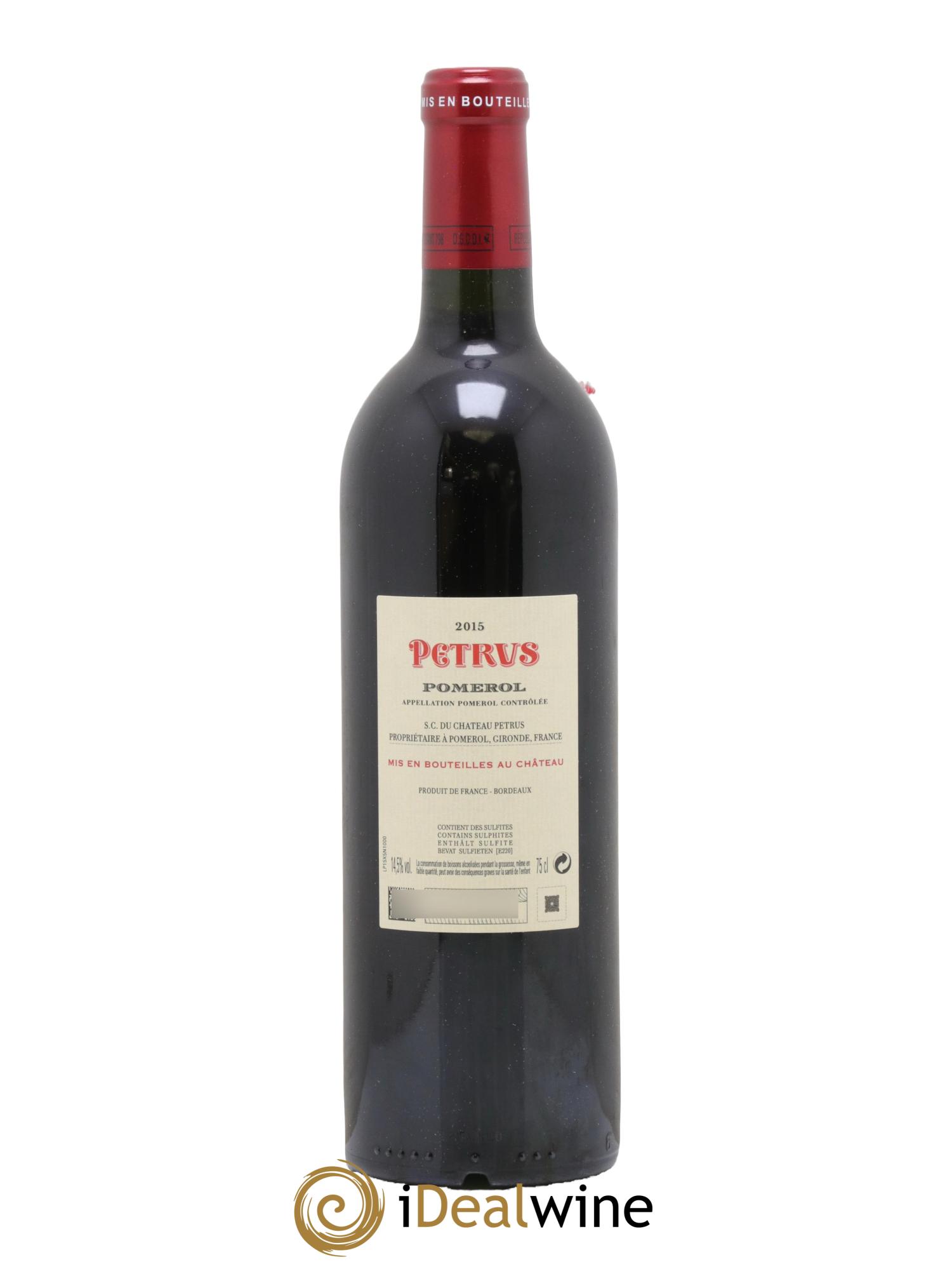 Petrus 2015 - Lot de 1 bouteille - 1
