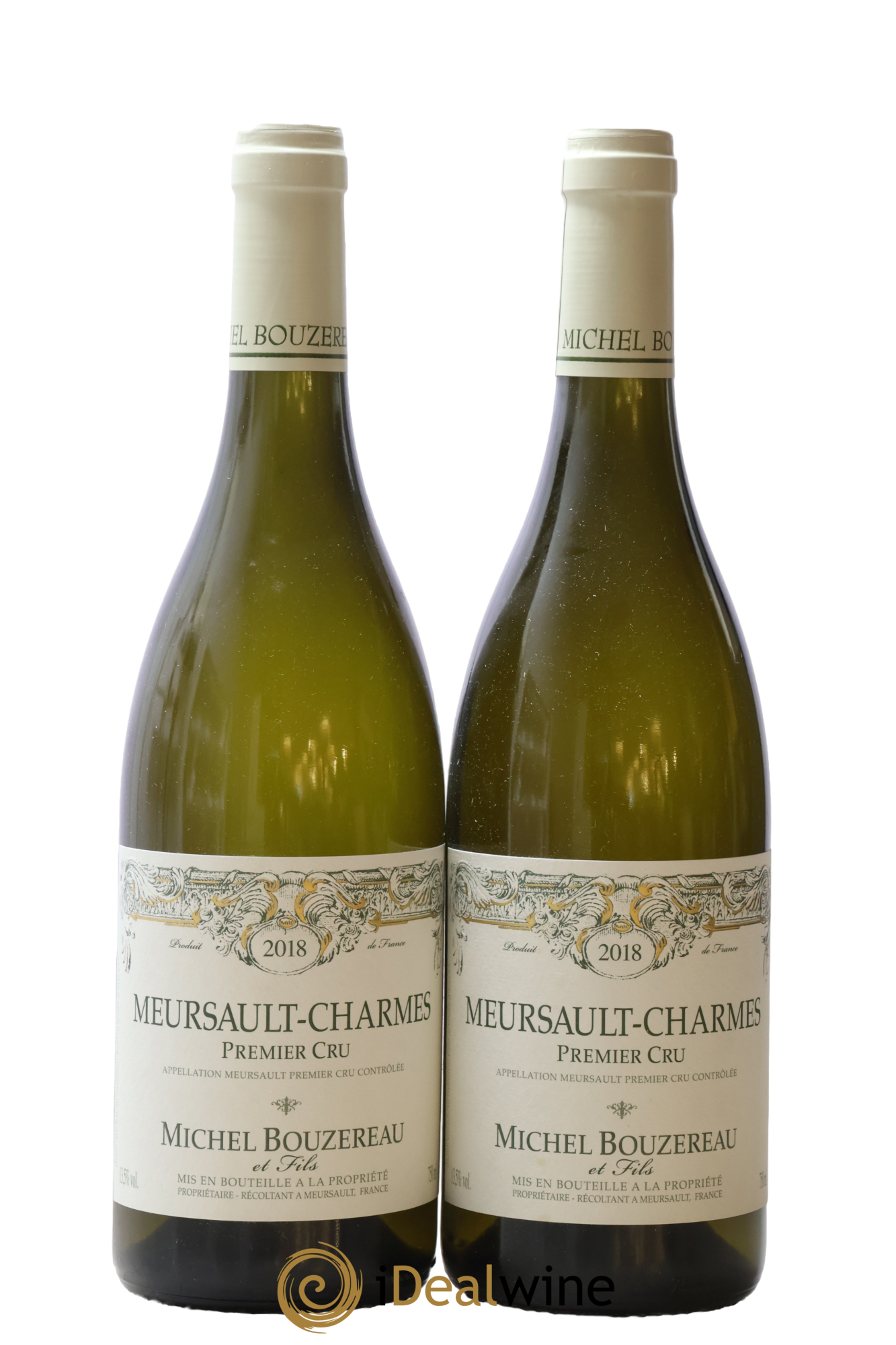 Meursault 1er Cru Les Charmes Michel Bouzereau et Fils (Domaine) 2019 - Lot de 2 bouteilles - 0