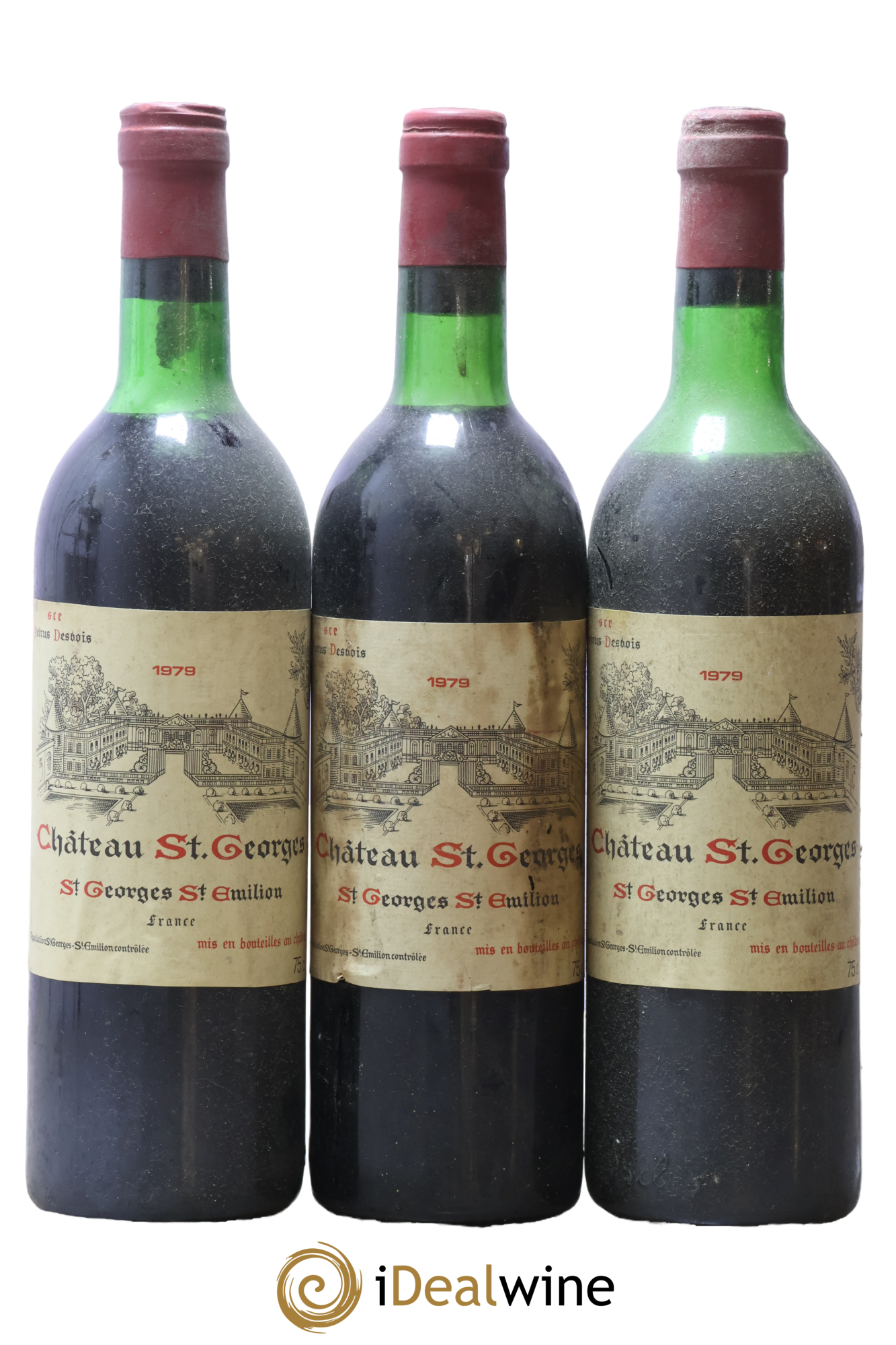 Château Saint-Georges 1979 - Lotto di 3 bottiglie - 0