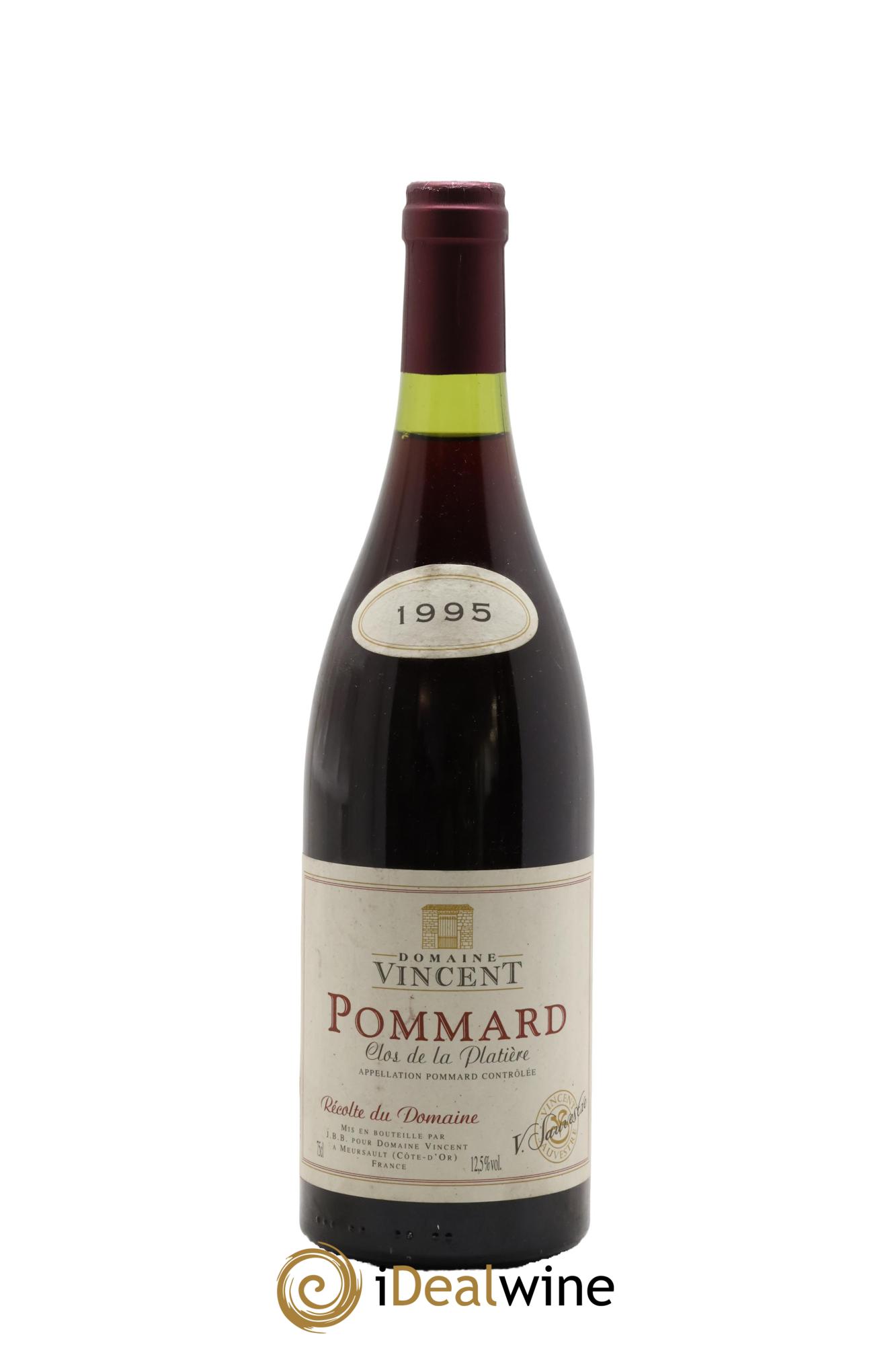 Pommard Clos De La Platière Vincent 1995 - Posten von 1 Flasche - 0