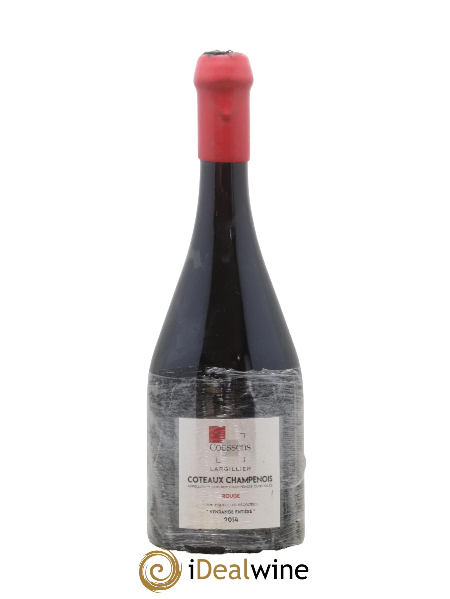 Coteaux Champenois Largillier Vendange Entière Jérome Coessens 2014 - Lot de 1 bouteille - 0