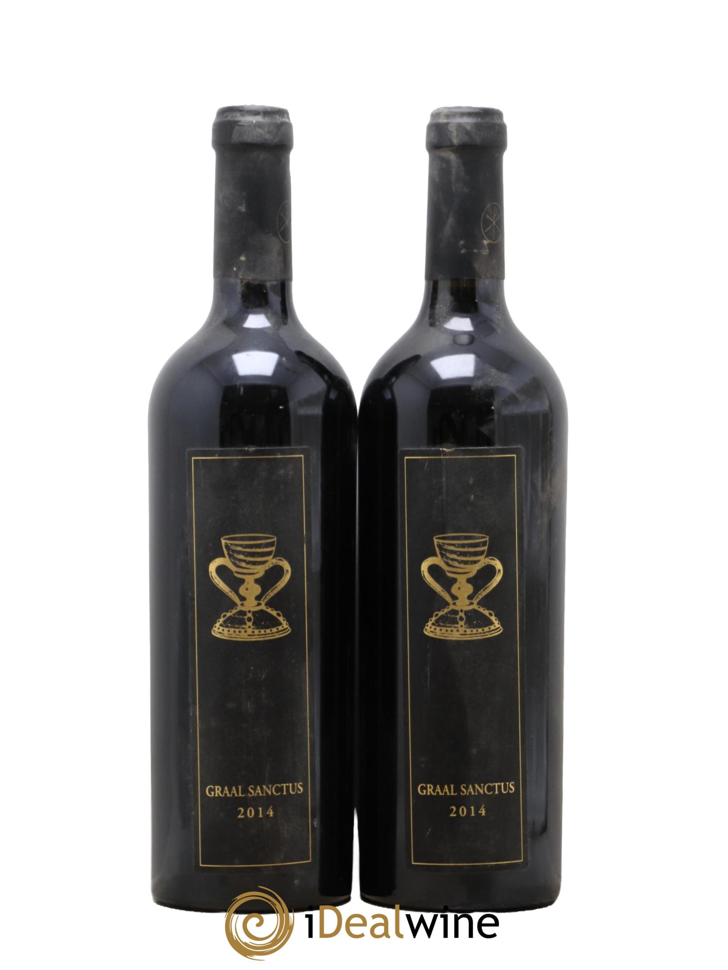 Cahors Graal Sanctus Les Roques de Cana 2014 - Lot de 2 bouteilles - 0