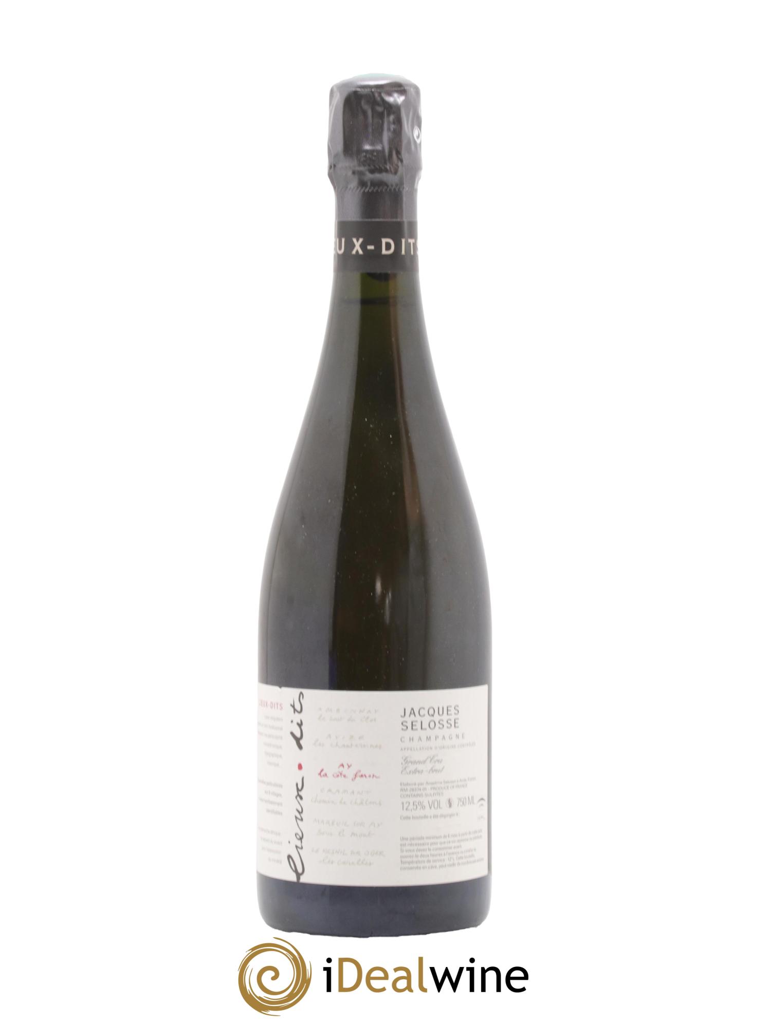La Côte Faron Blanc de Noirs Grand Cru Extra-Brut Jacques Selosse - Lot de 1 bouteille - 0