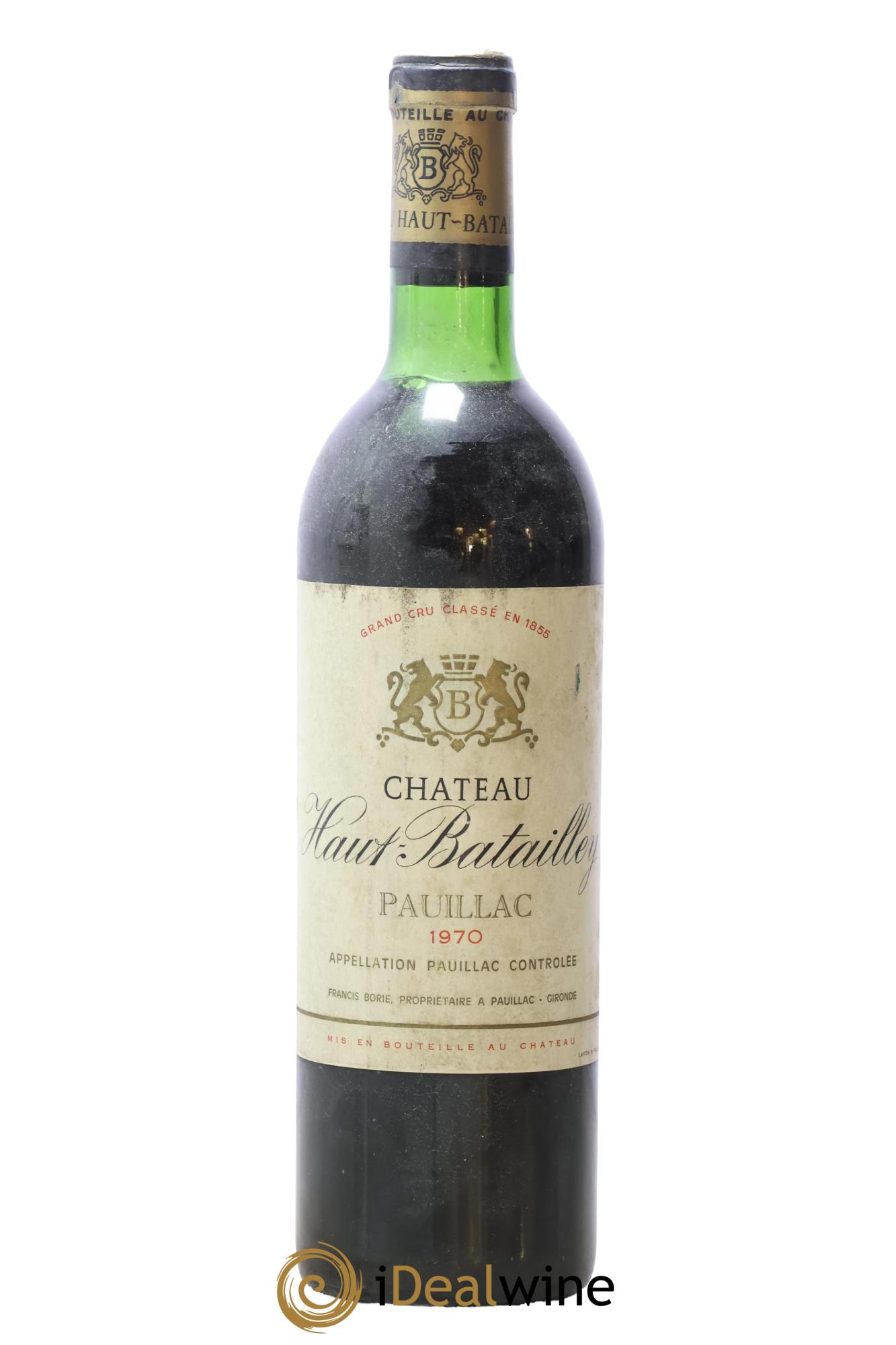 Château Haut Batailley 5ème Grand Cru Classé 1970 - Lot of 1 bottle - 0