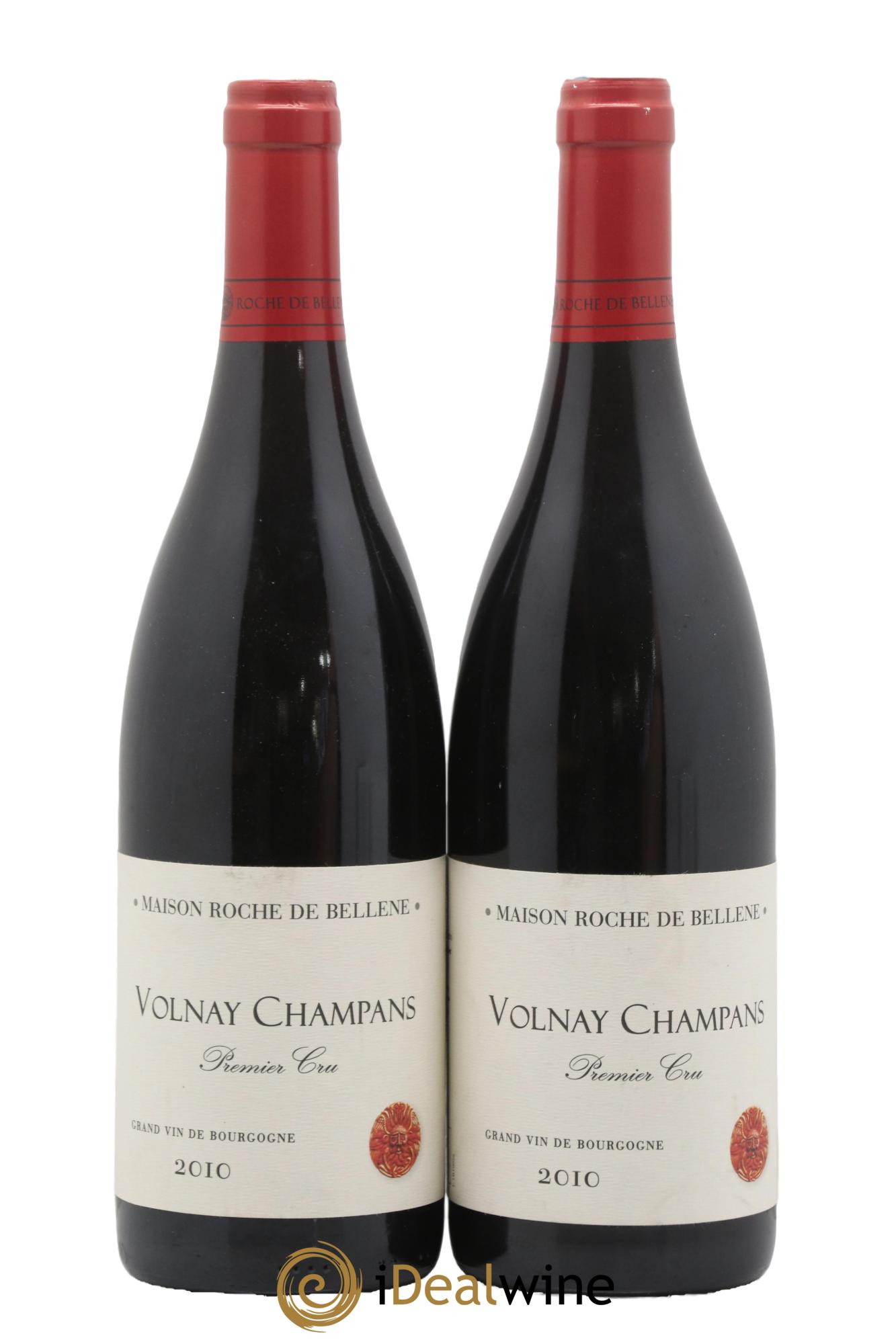 Volnay 1er Cru Champans Domaine Roche de Bellene 2010 - Lot de 2 bouteilles - 0