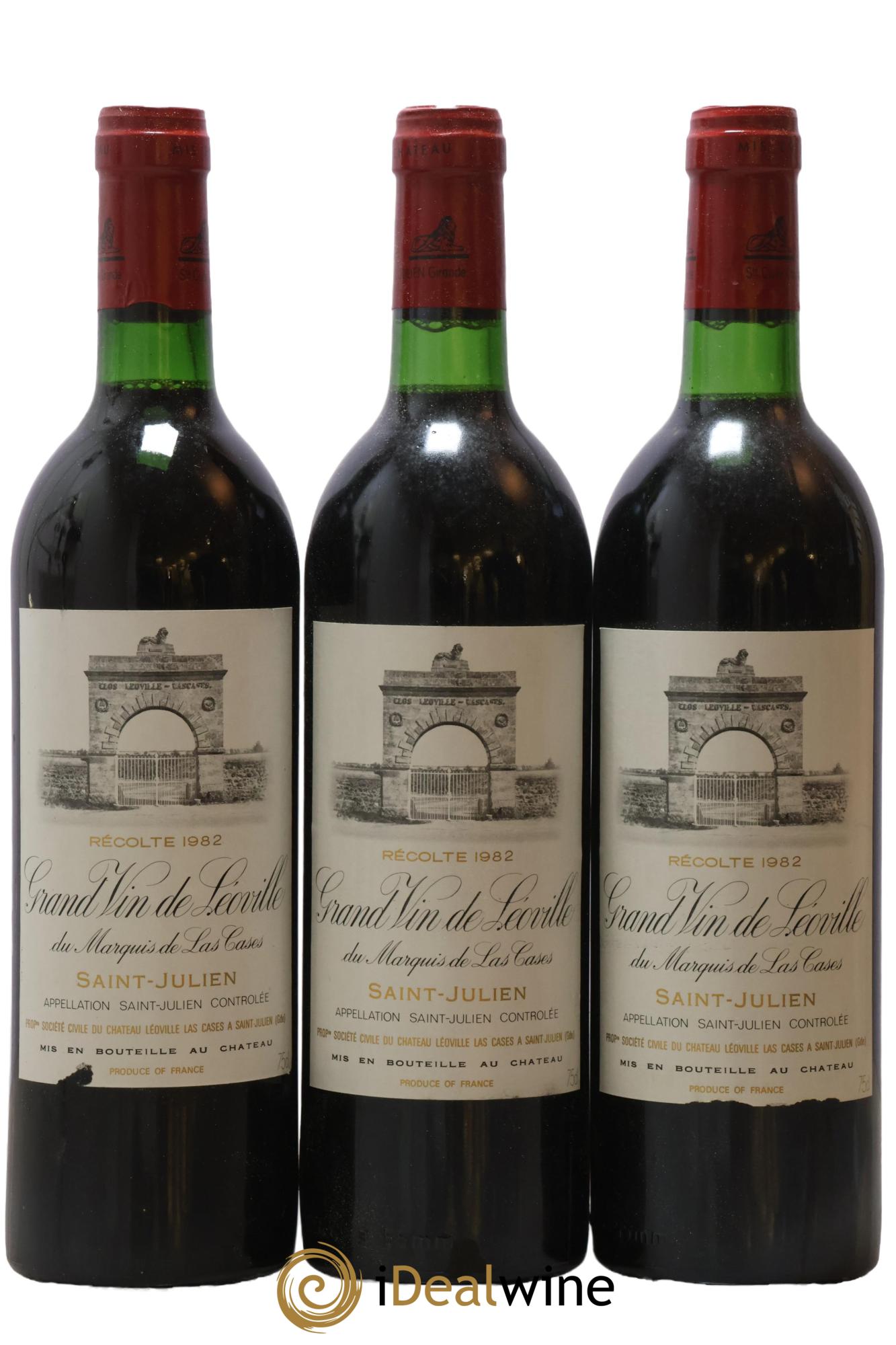 Château Léoville Las Cases 2ème Grand Cru Classé 1982 - Lot de 12 bouteilles - 2