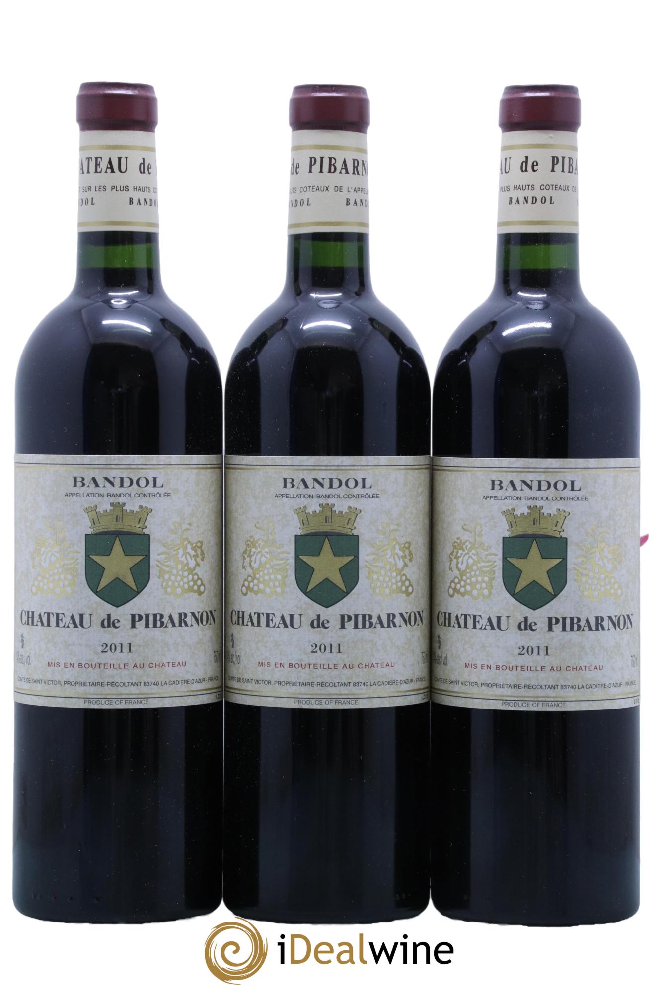 Bandol Château de Pibarnon Comte de Saint-Victor 2011 - Lot of 6 bottles - 2