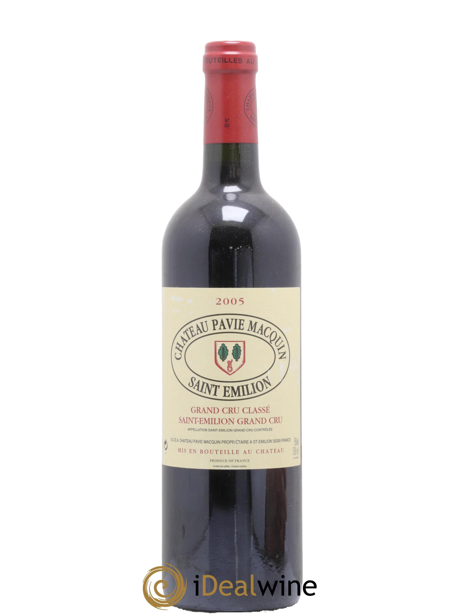 Château Pavie Macquin 1er Grand Cru Classé B 2005 - Lotto di 1 bottiglia - 0
