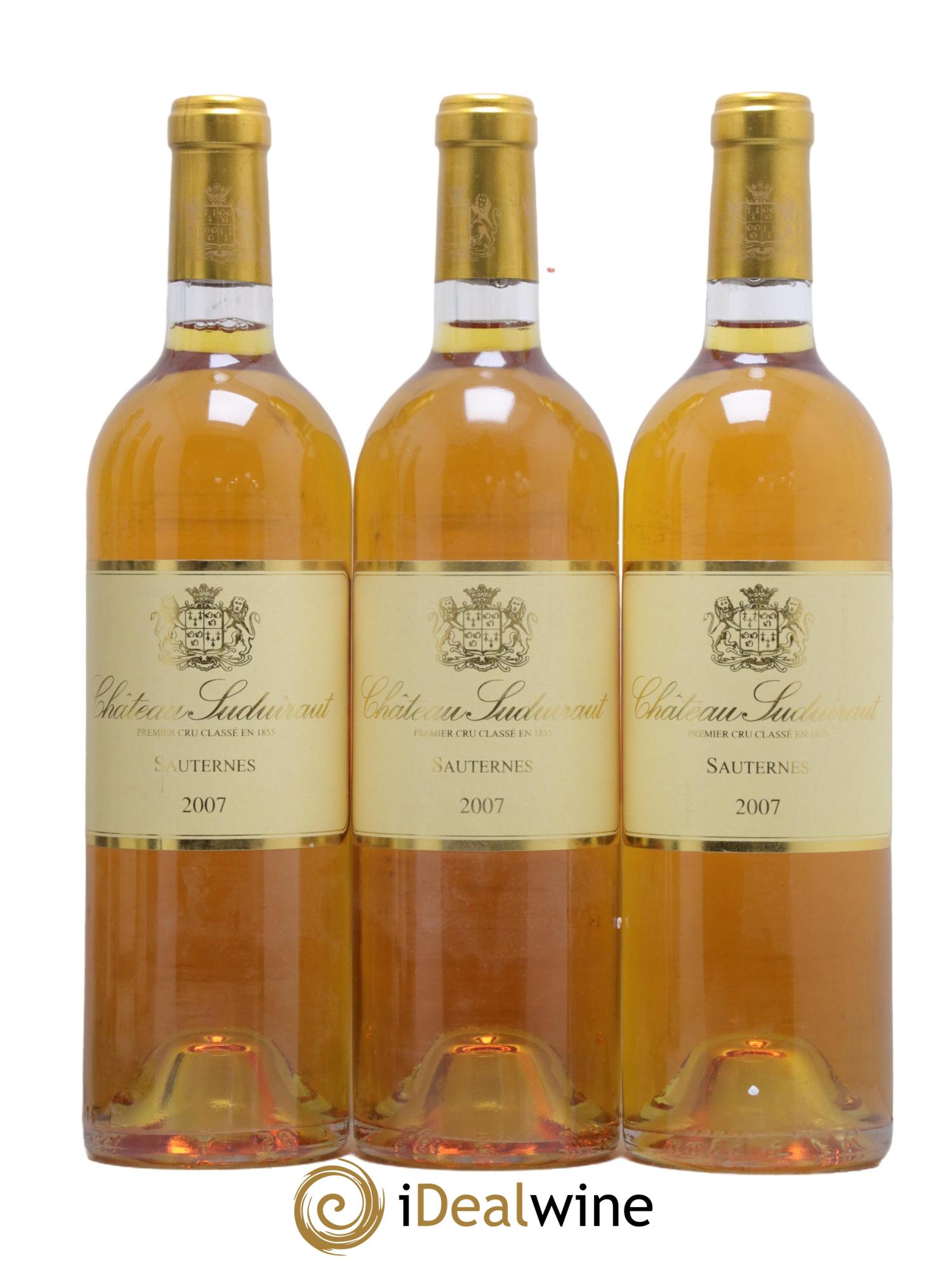 Château Suduiraut 1er Grand Cru Classé 2007 - Lotto di 3 bottiglie - 0