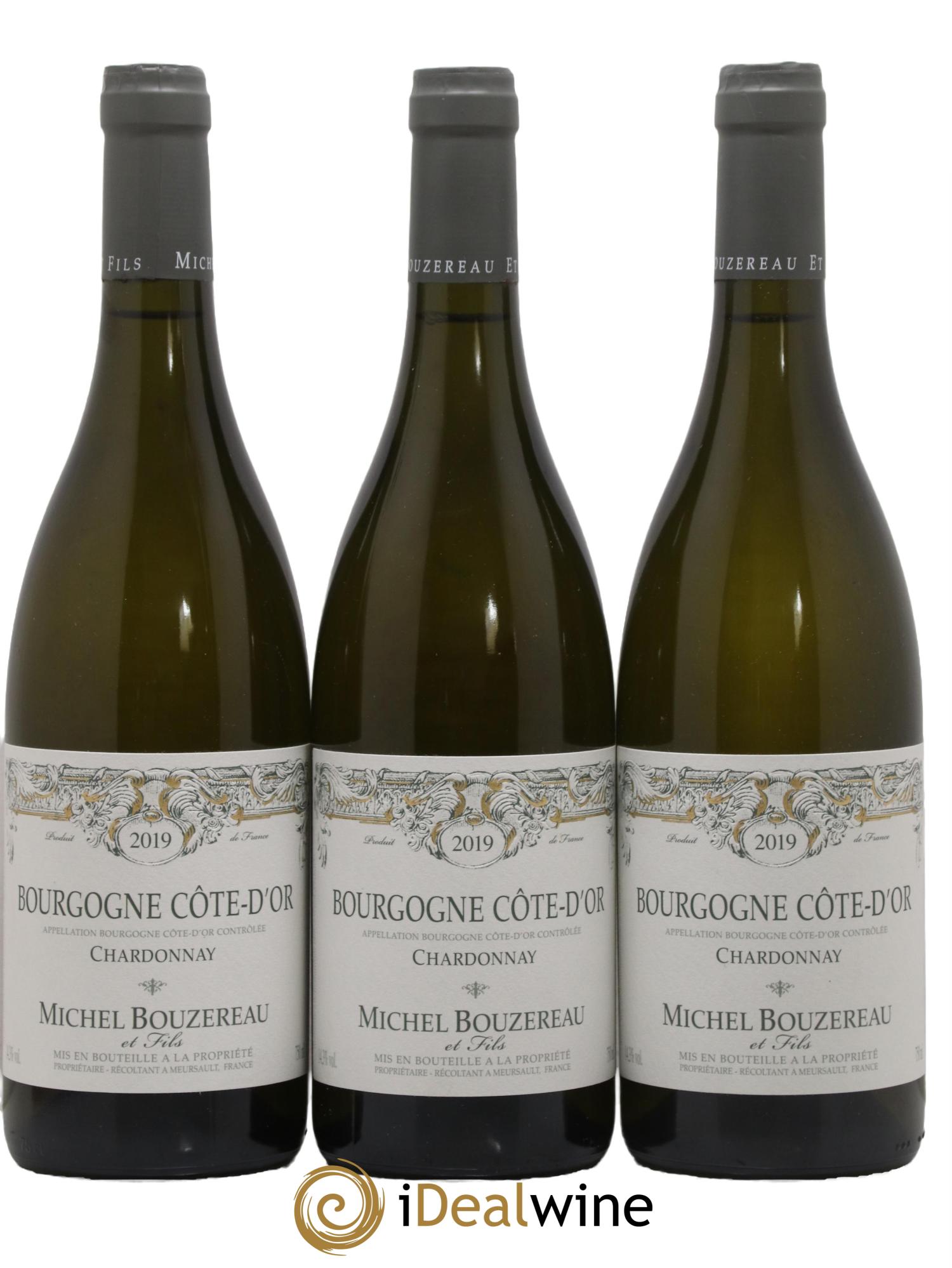 Bourgogne Côte-d'Or Michel Bouzereau et Fils (Domaine) 2019 - Lot de 3 bouteilles - 0