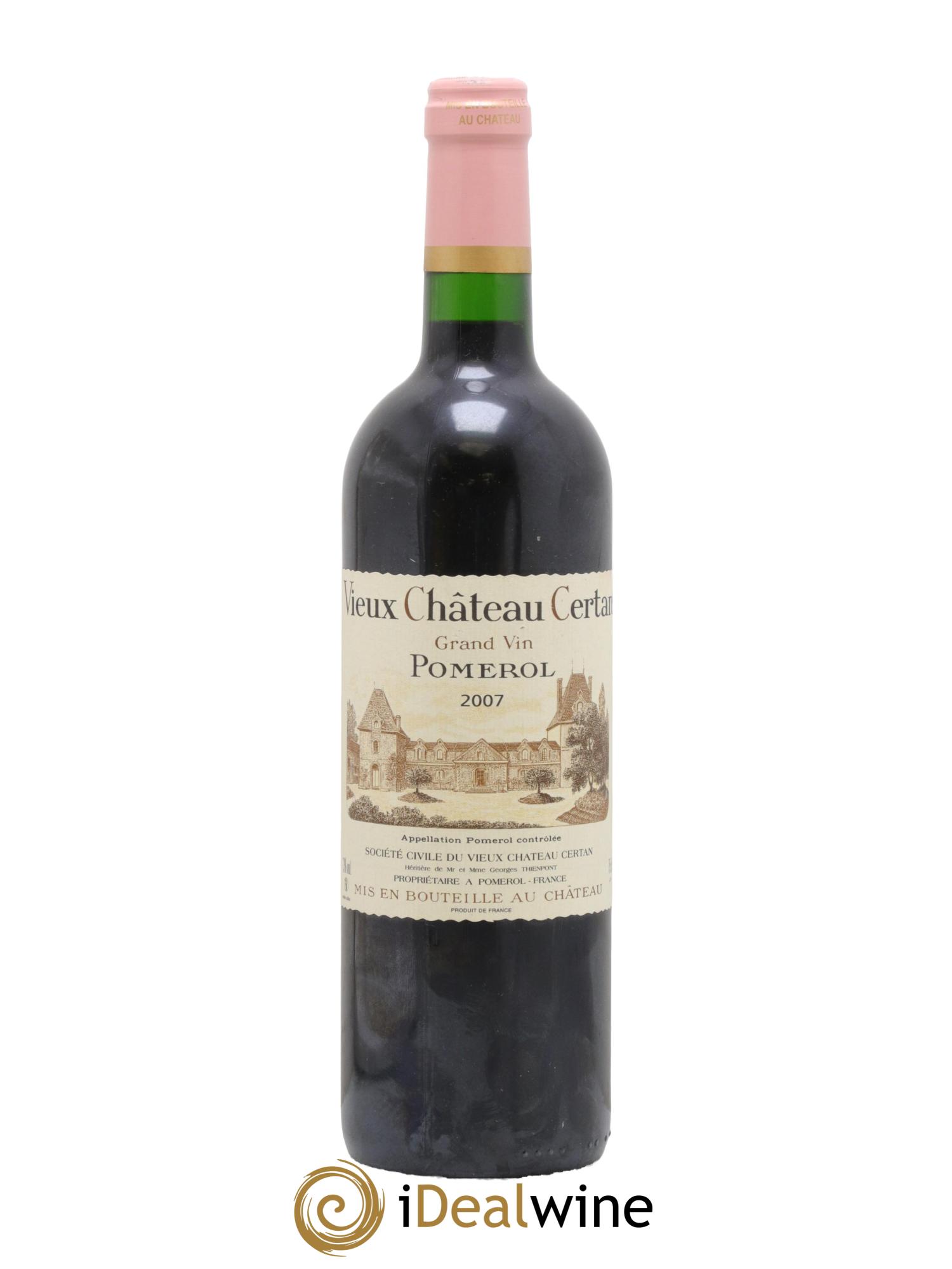 Vieux Château Certan 2007 - Lot of 1 bottle - 0