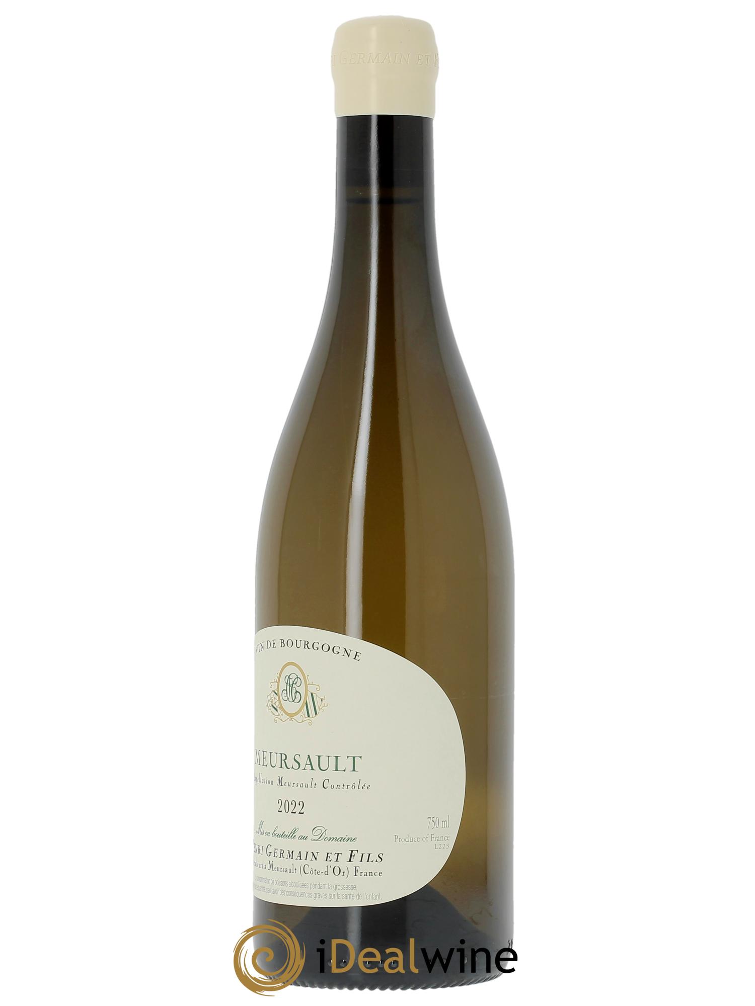 Meursault Henri Germain 2022 - Lot de 1 bouteille - 1