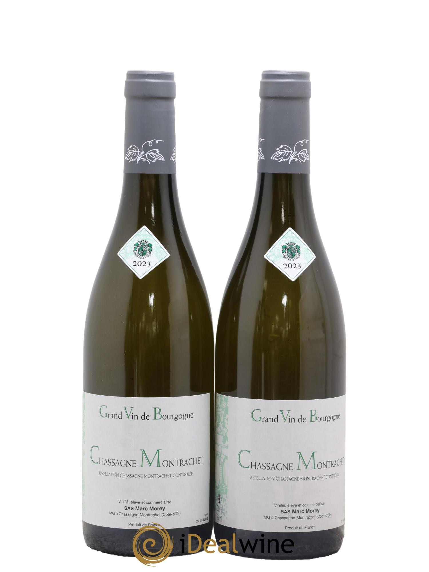 Chassagne-Montrachet Marc Morey 2023 - Lot de 2 bouteilles - 0