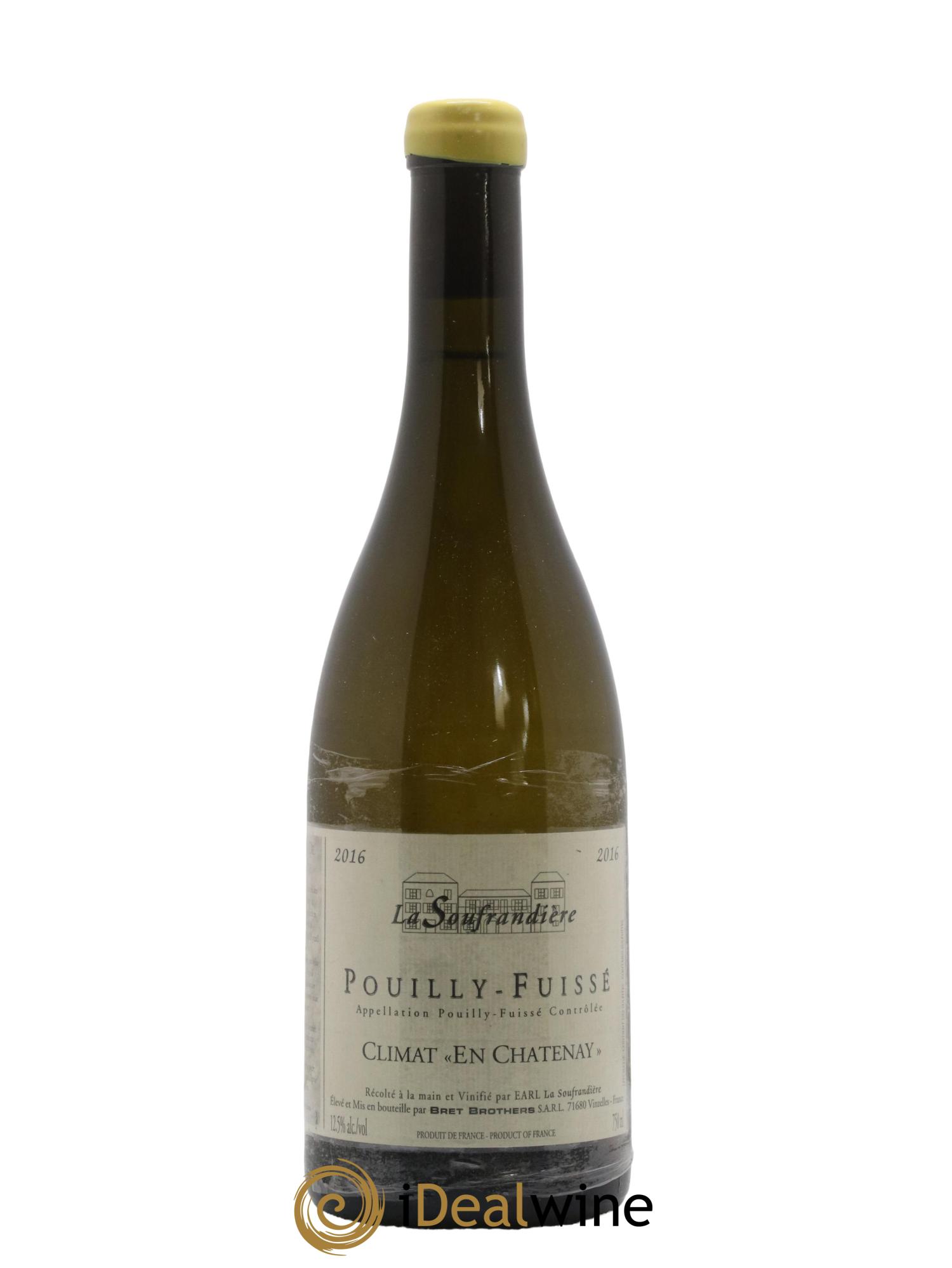 Pouilly-Fuissé En Chatenay Bret Brothers 2016 - Lot de 1 bouteille - 0