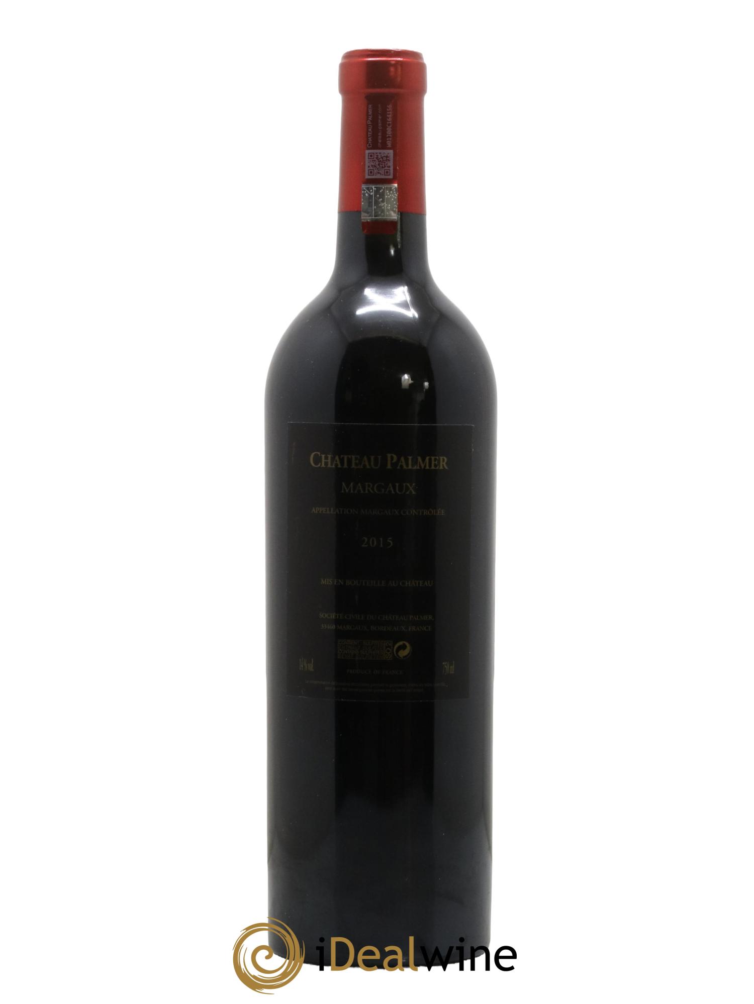 Château Palmer 3ème Grand Cru Classé 2015 - Lot de 1 bouteille - 1