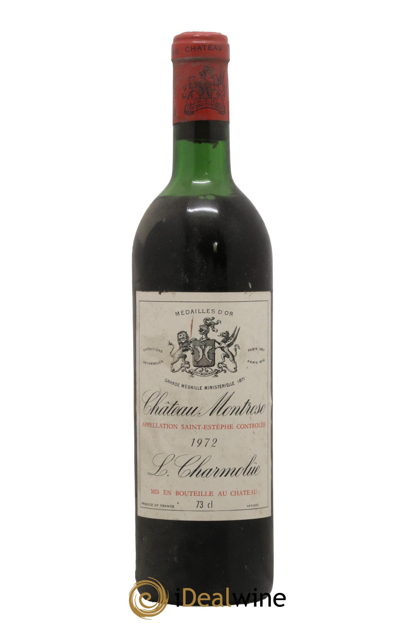 Château Montrose 2ème Grand Cru Classé 1972 - Lot de 1 bouteille - 0