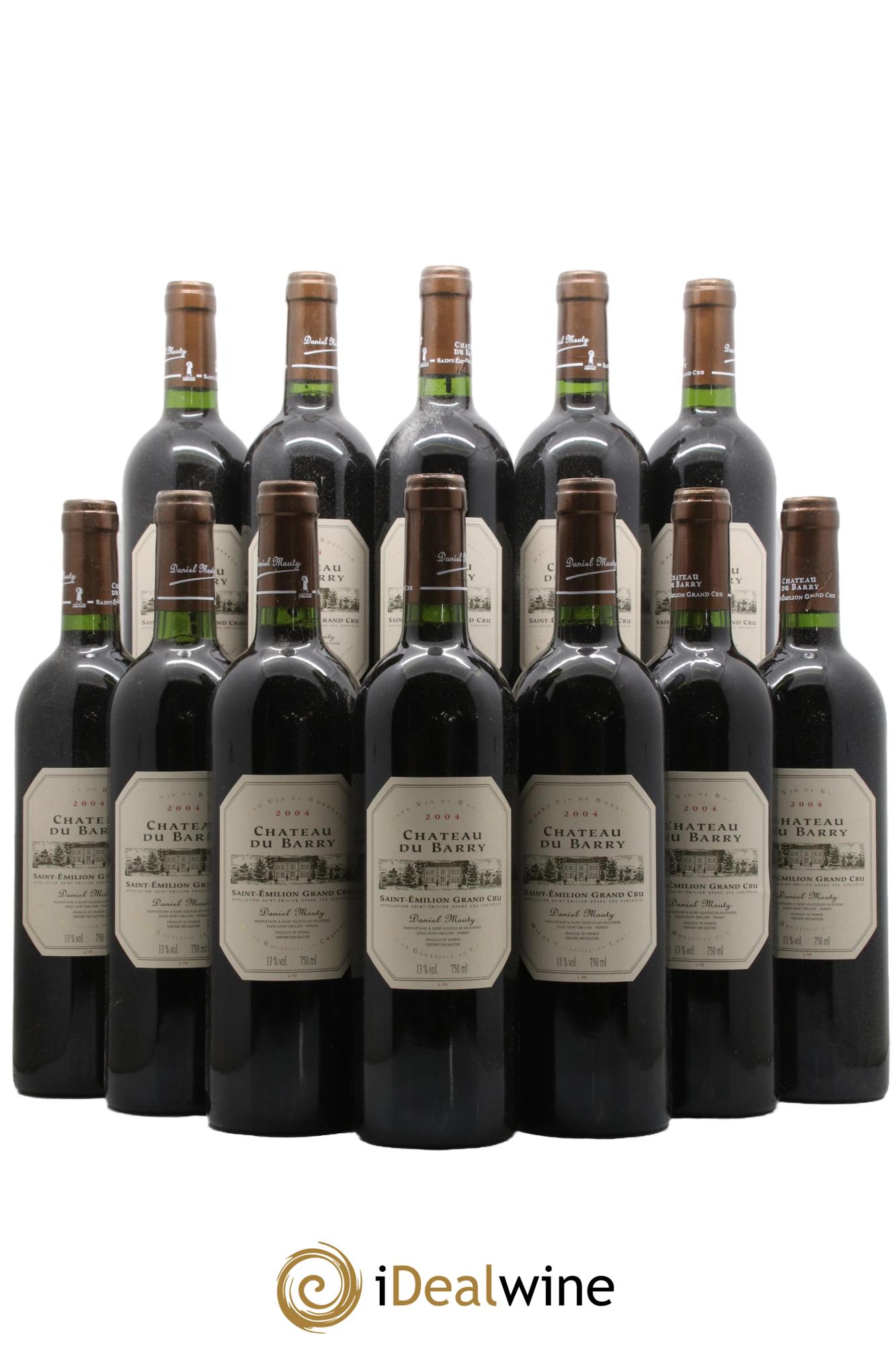 Saint-Émilion Grand Cru Château du Barry 2004 - Lot de 12 bouteilles - 0