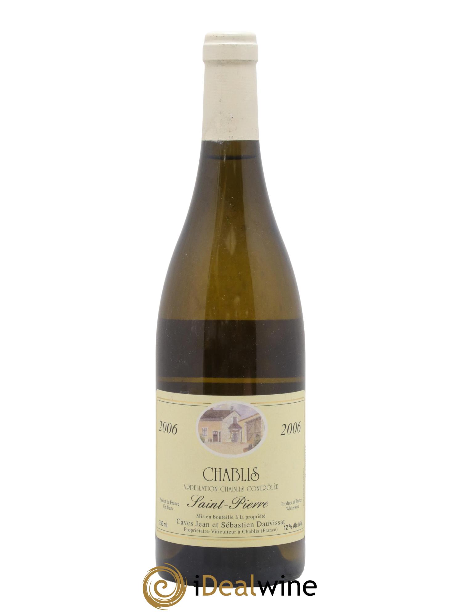 Chablis Saint Pierre Jean Dauvissat 2006 - Lot de 1 bouteille - 0