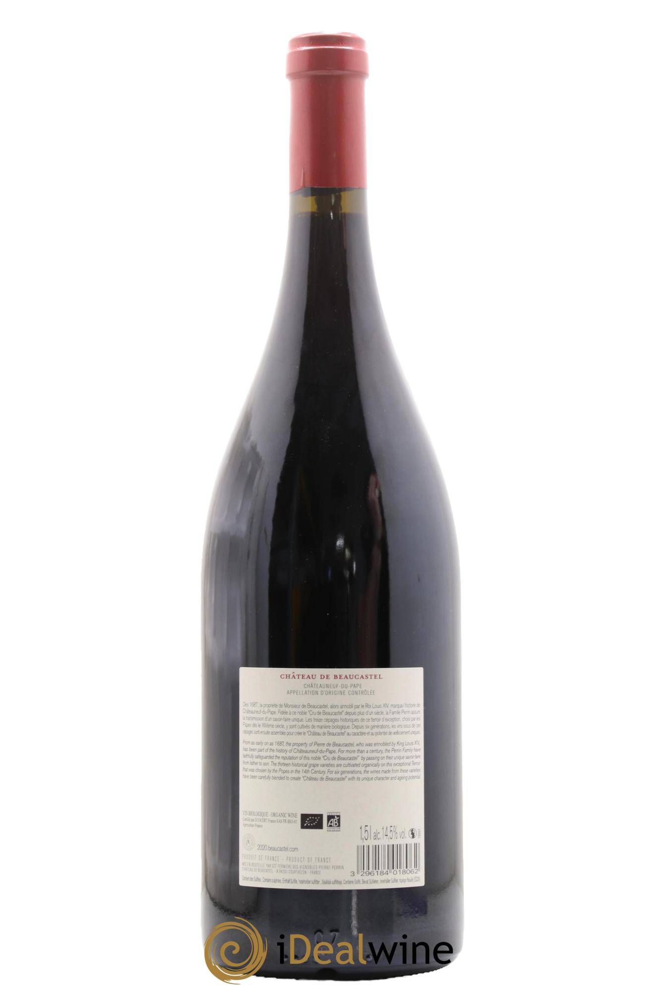 Châteauneuf-du-Pape Château de Beaucastel Famille Perrin 2020 - Lot de 1 magnum - 1