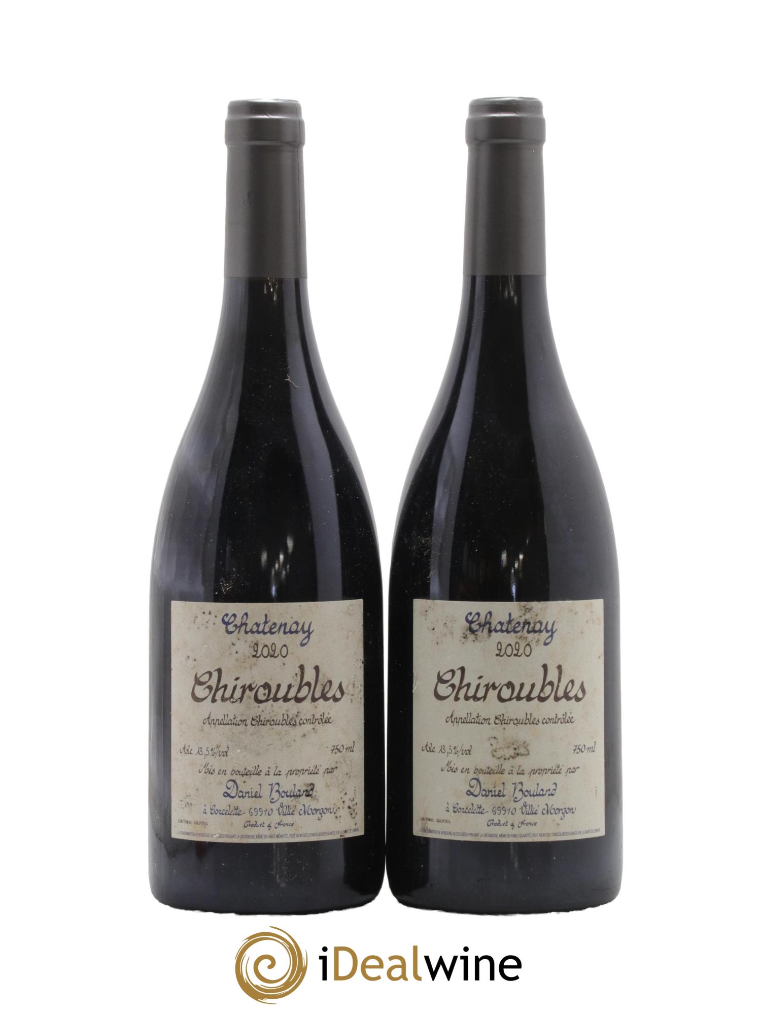 Chiroubles Chatenay Daniel Bouland (Domaine) 2020 - Lot de 2 bouteilles - 0