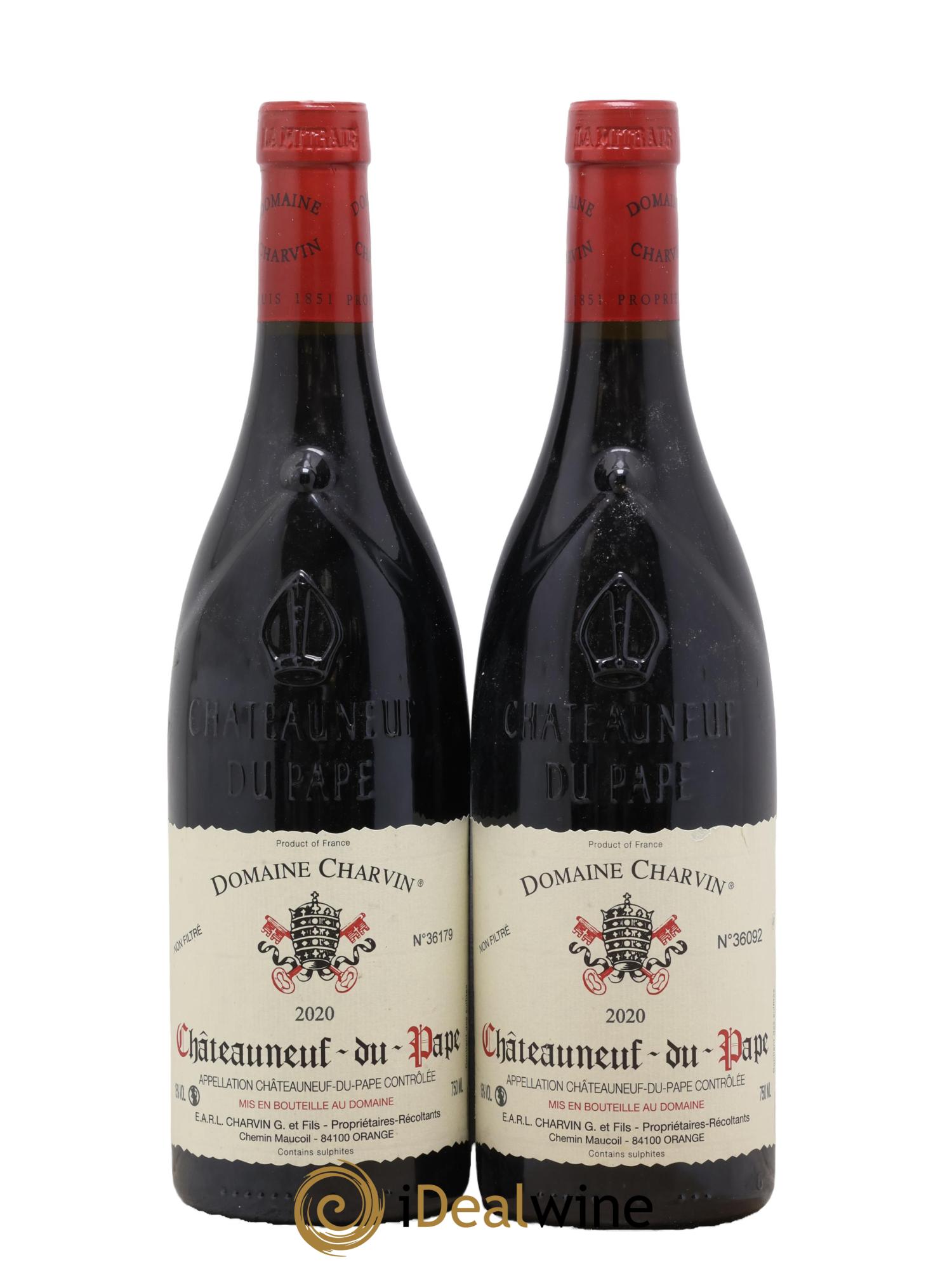 Châteauneuf-du-Pape Charvin (Domaine) 2020 - Lot of 2 bottles - 0