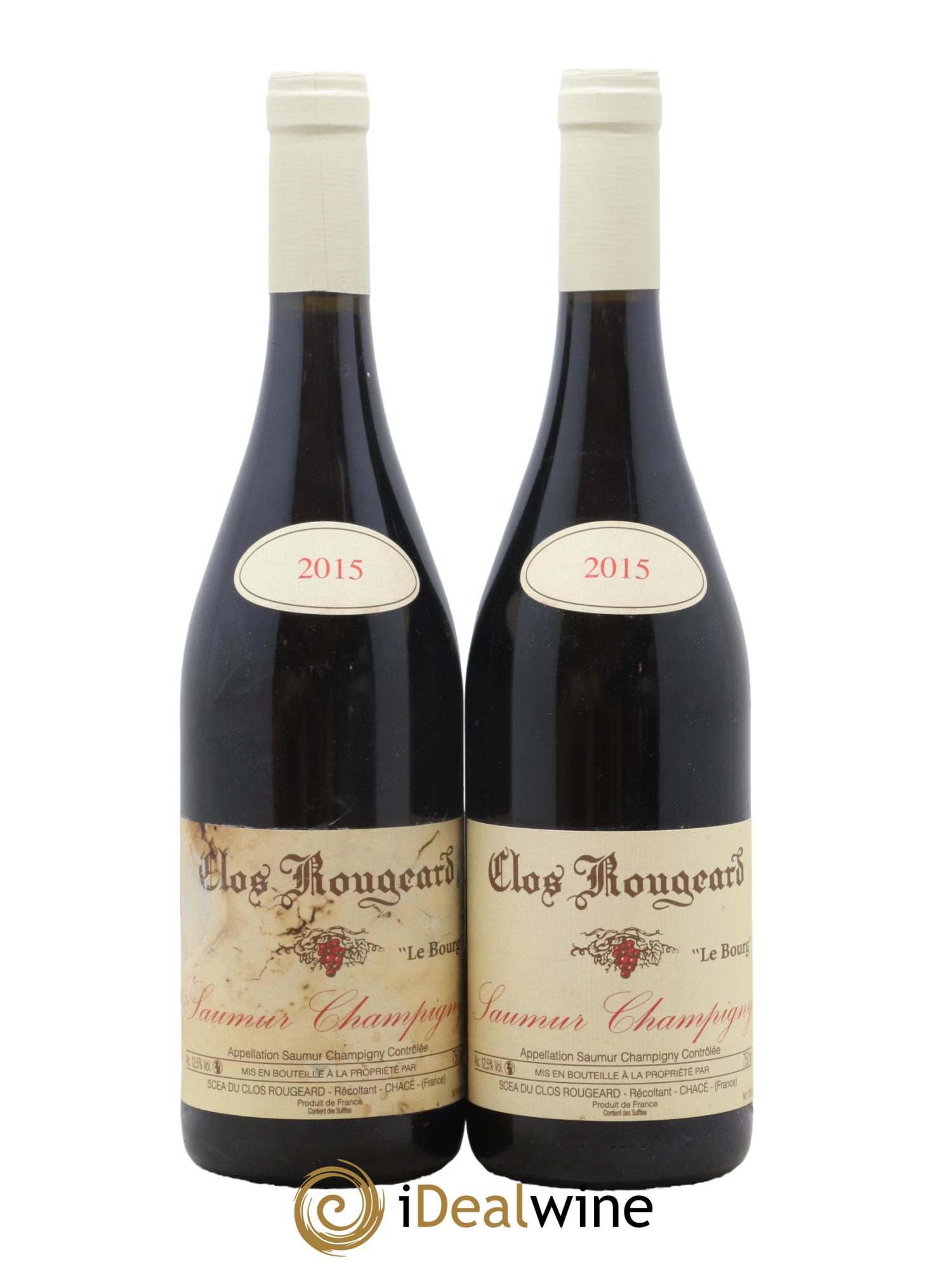 Saumur-Champigny Le Bourg Clos Rougeard 2015 - Posten von 2 Flaschen - 0