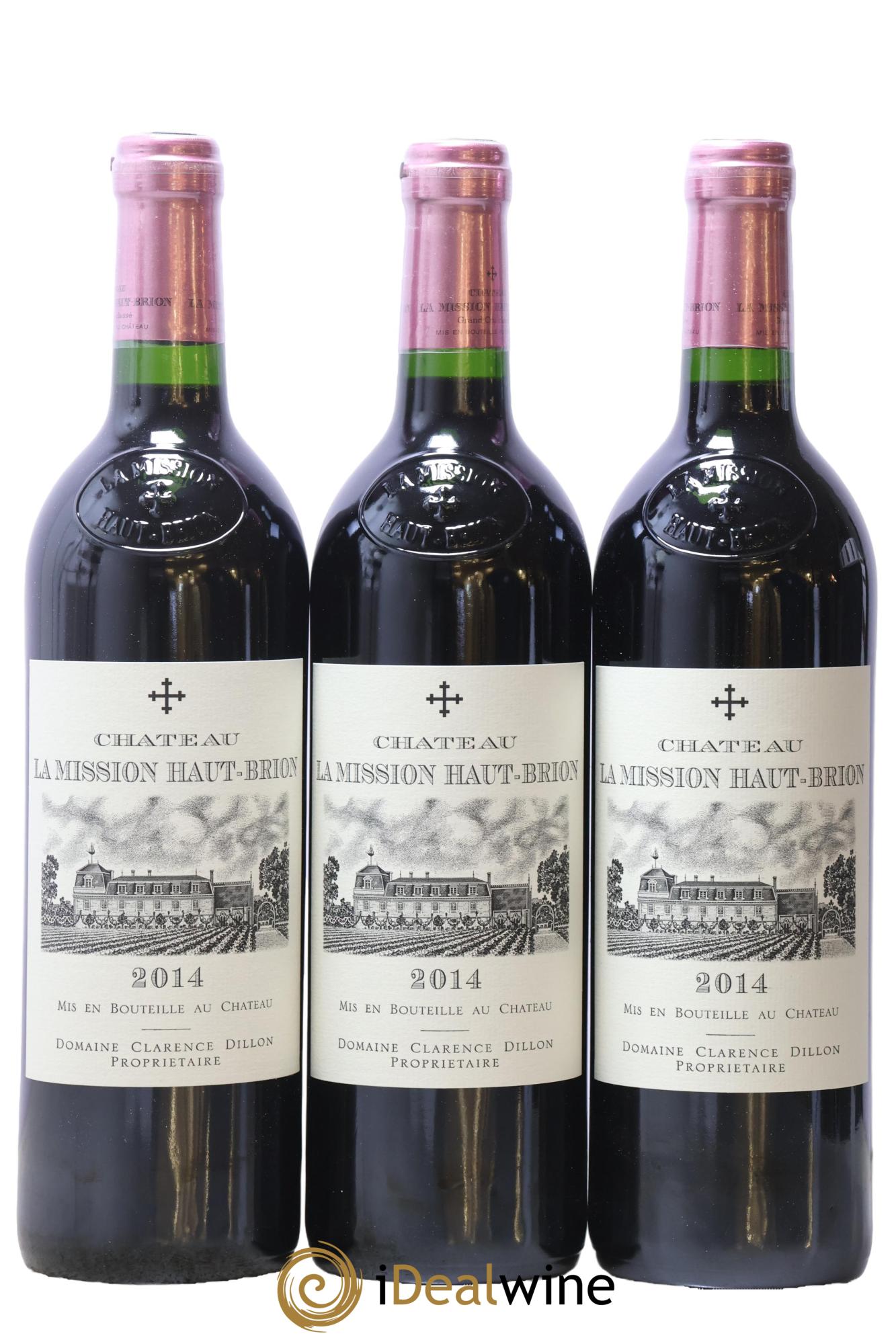 Château la Mission Haut-Brion Cru Classé de Graves 2014 - Lot de 3 bouteilles - 0