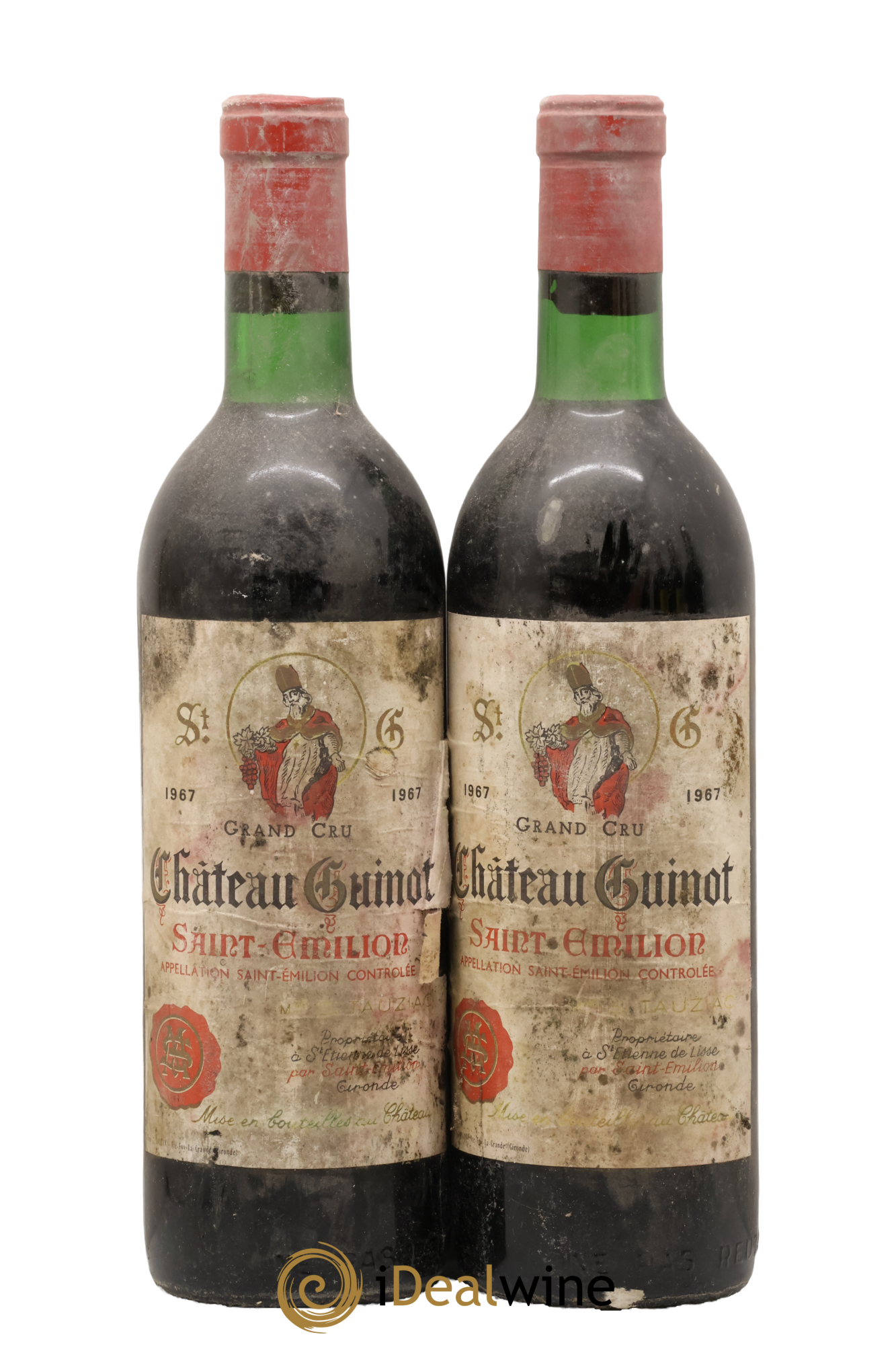 Château Vieux Guinot 1967 - Lot de 2 bouteilles - 0