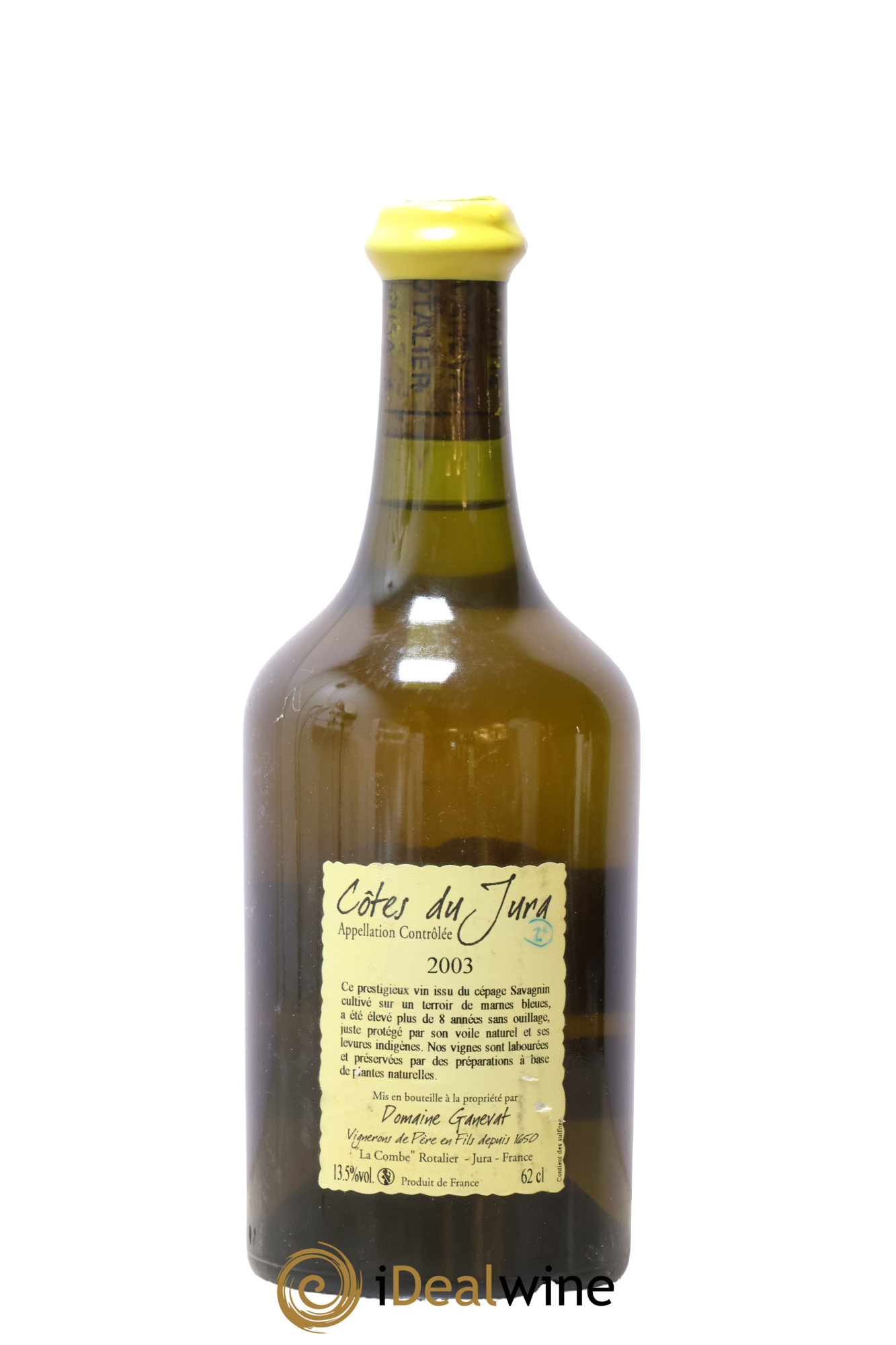 Côtes du Jura Vin Jaune Jean-François Ganevat (Domaine) 2003 - Lot de 1 clavelin - 1