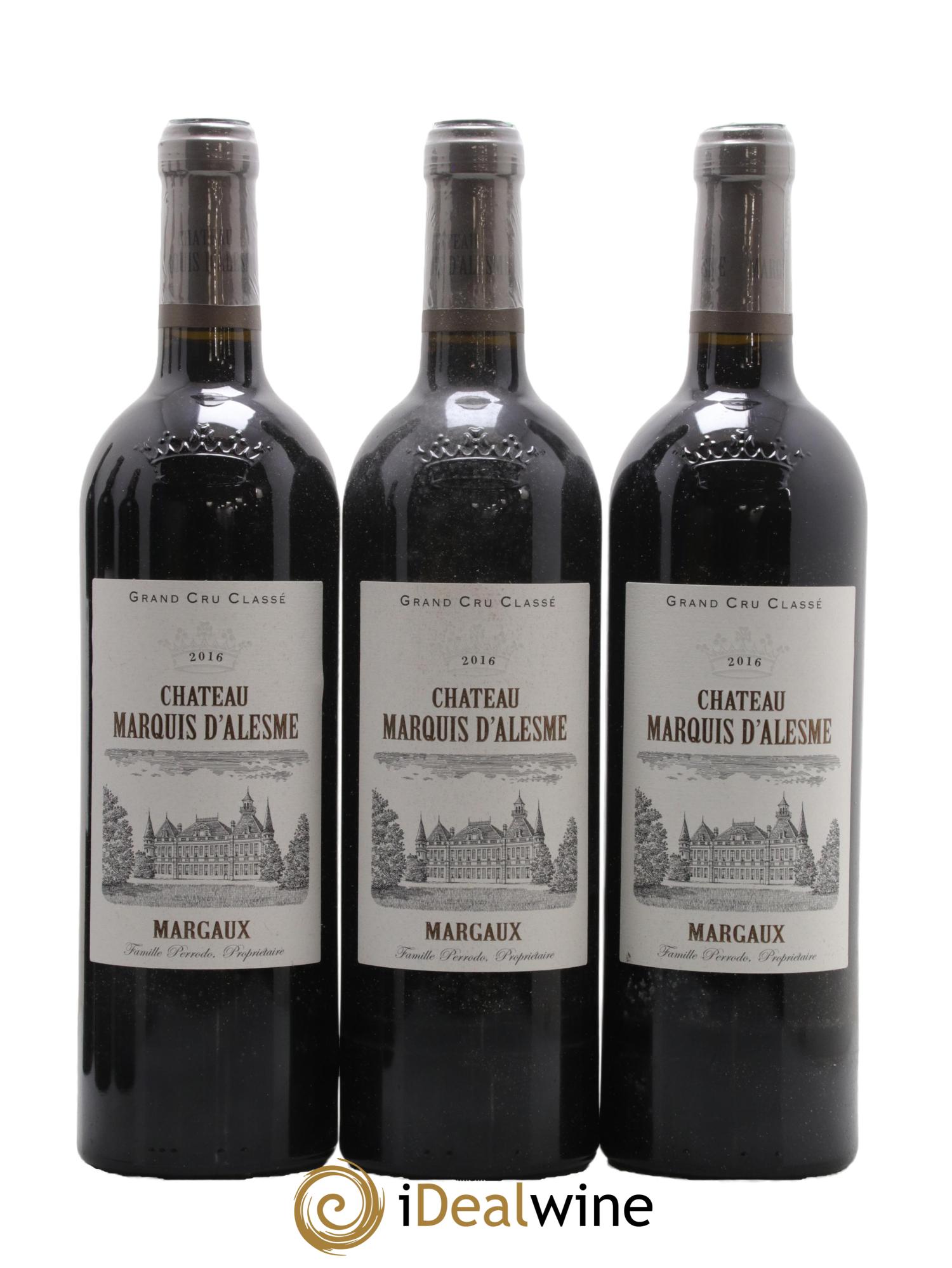 Château Marquis d'Alesme Becker 3ème Grand Cru Classé 2016 - Lot de 6 bouteilles - 1