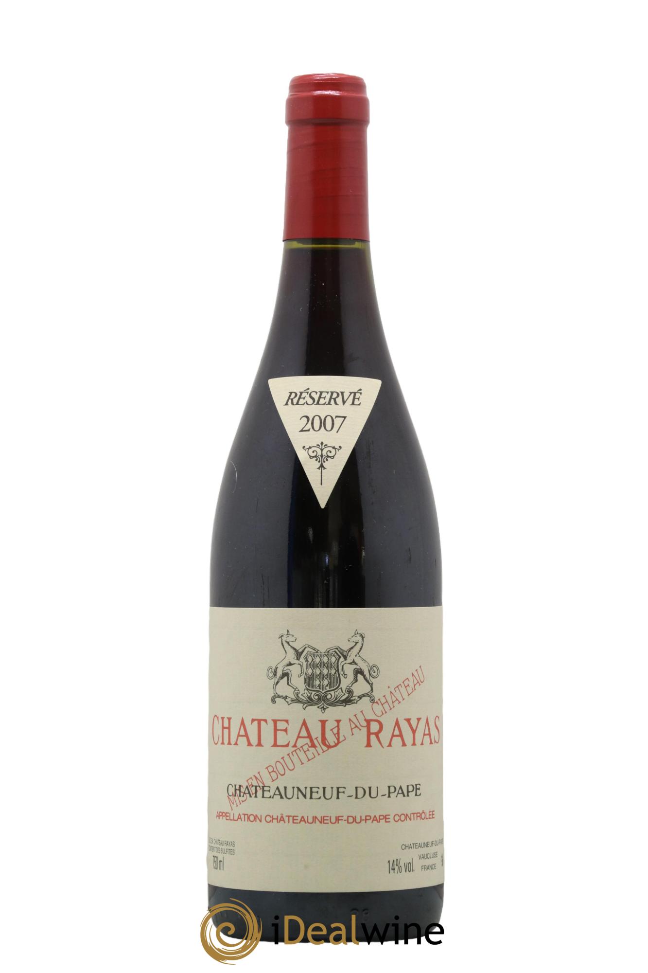Châteauneuf-du-Pape Château Rayas Emmanuel Reynaud 2007 - Lot de 1 bouteille - 0