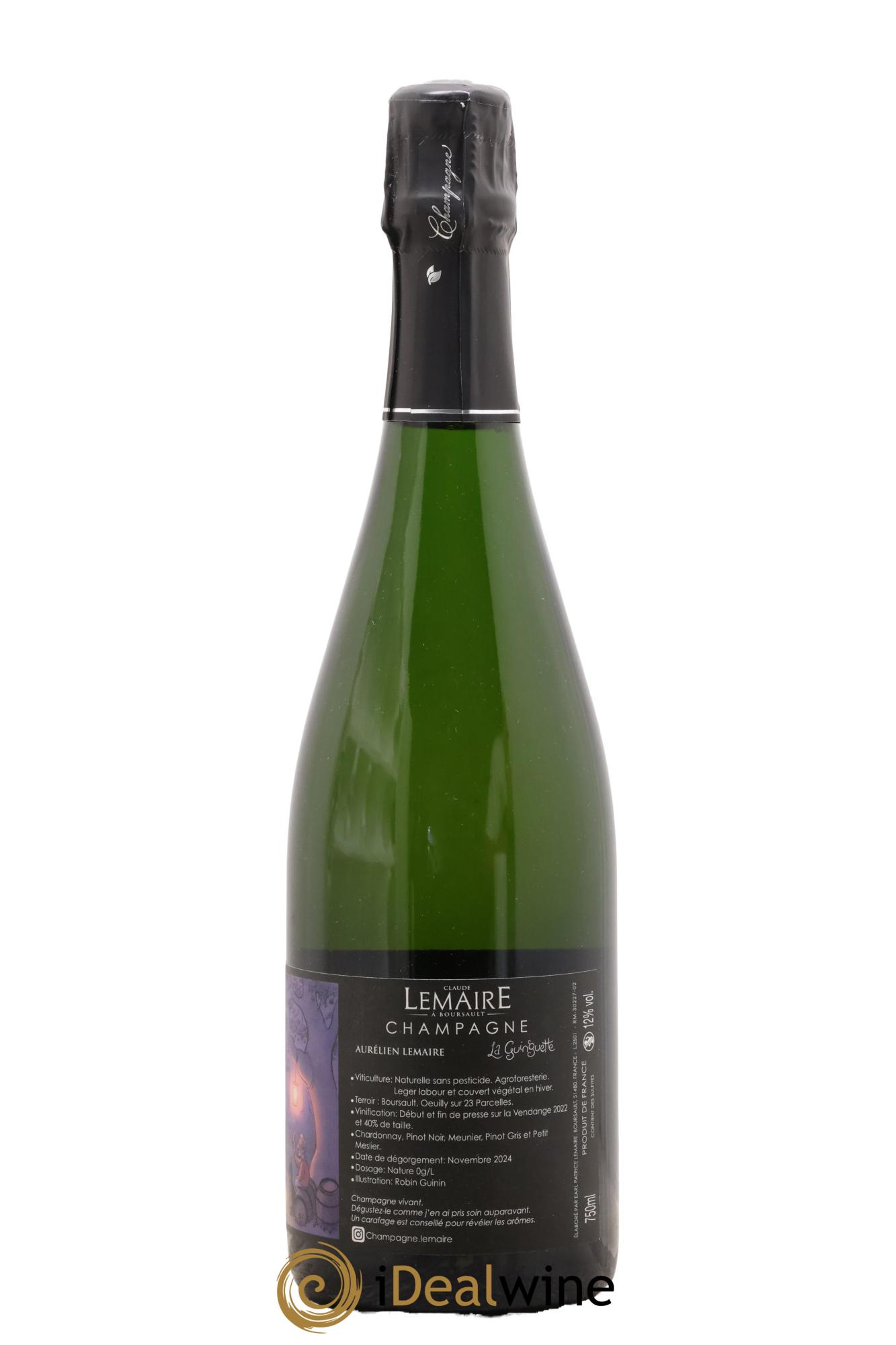 La Guinguette Aurélien Lemaire - Lot of 1 bottle - 1